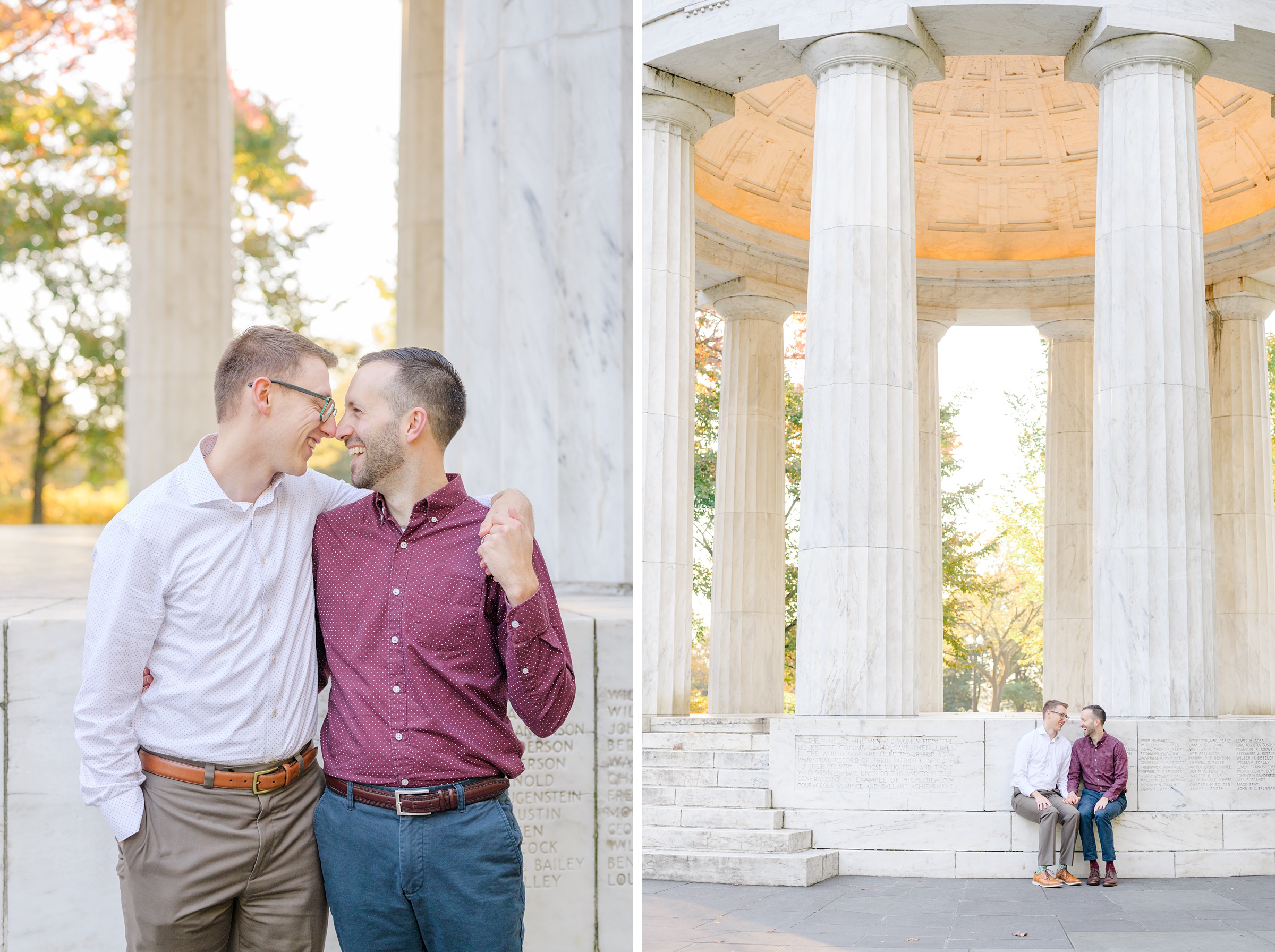 Engagement Photos on the National Mall in Washington, D.C. photographed by Baltimore Wedding Photographer Cait Kramer.