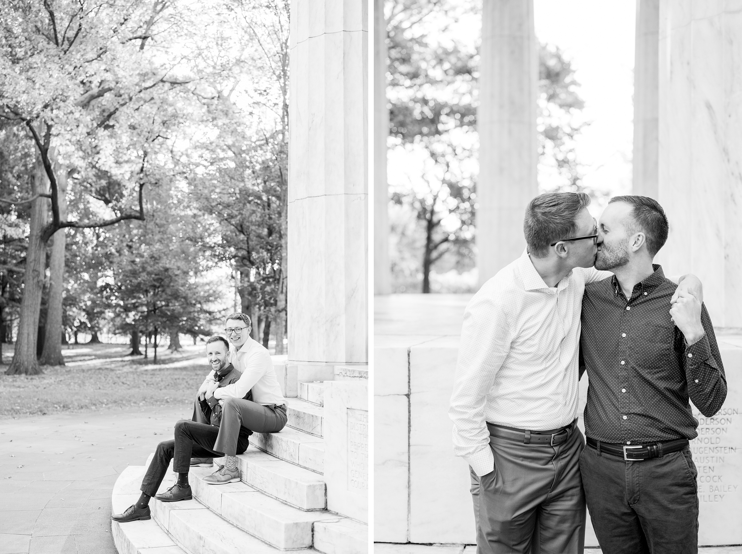 Engagement Photos on the National Mall in Washington, D.C. photographed by Baltimore Wedding Photographer Cait Kramer.