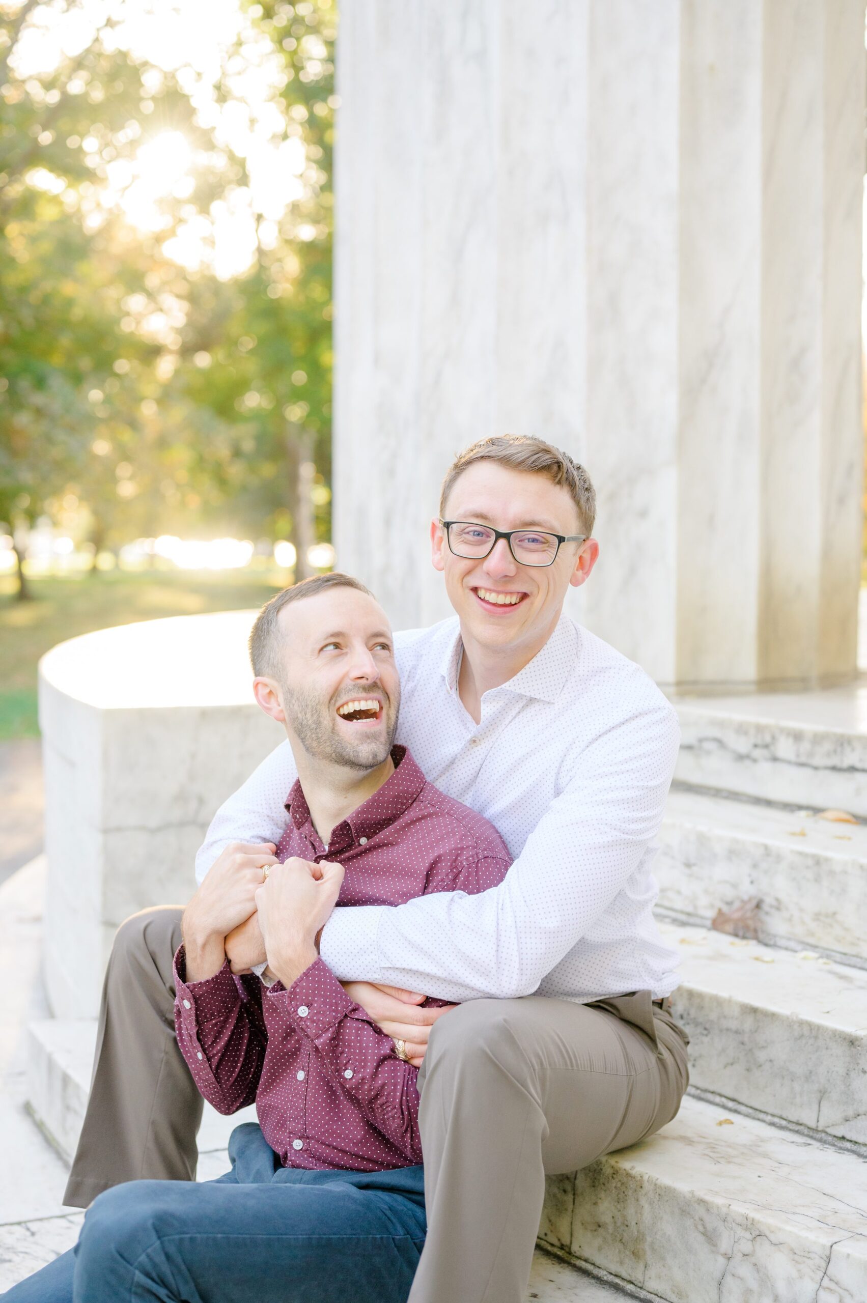 Engagement Photos on the National Mall in Washington, D.C. photographed by Baltimore Wedding Photographer Cait Kramer.