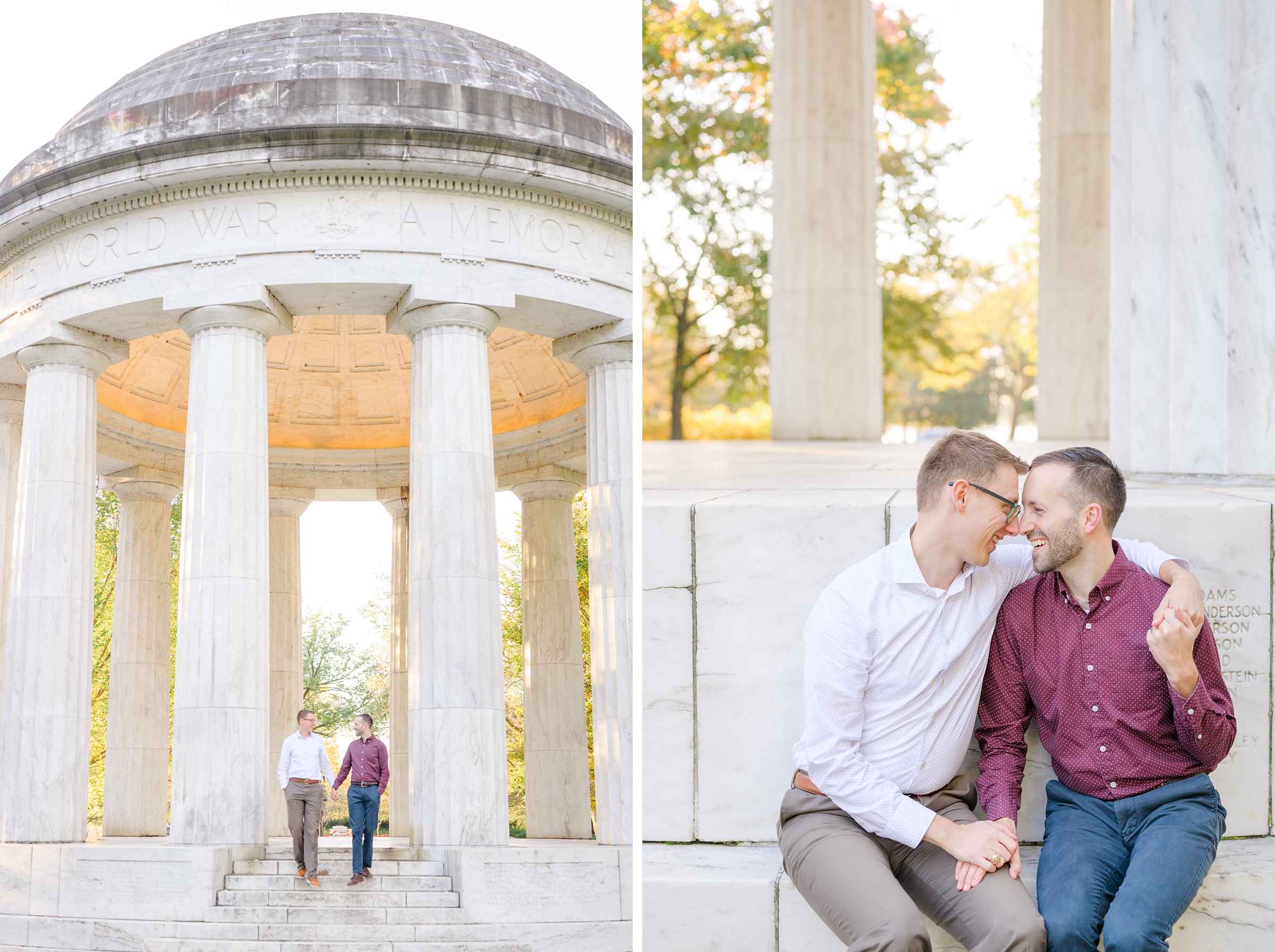 Engagement Photos on the National Mall in Washington, D.C. photographed by Baltimore Wedding Photographer Cait Kramer.