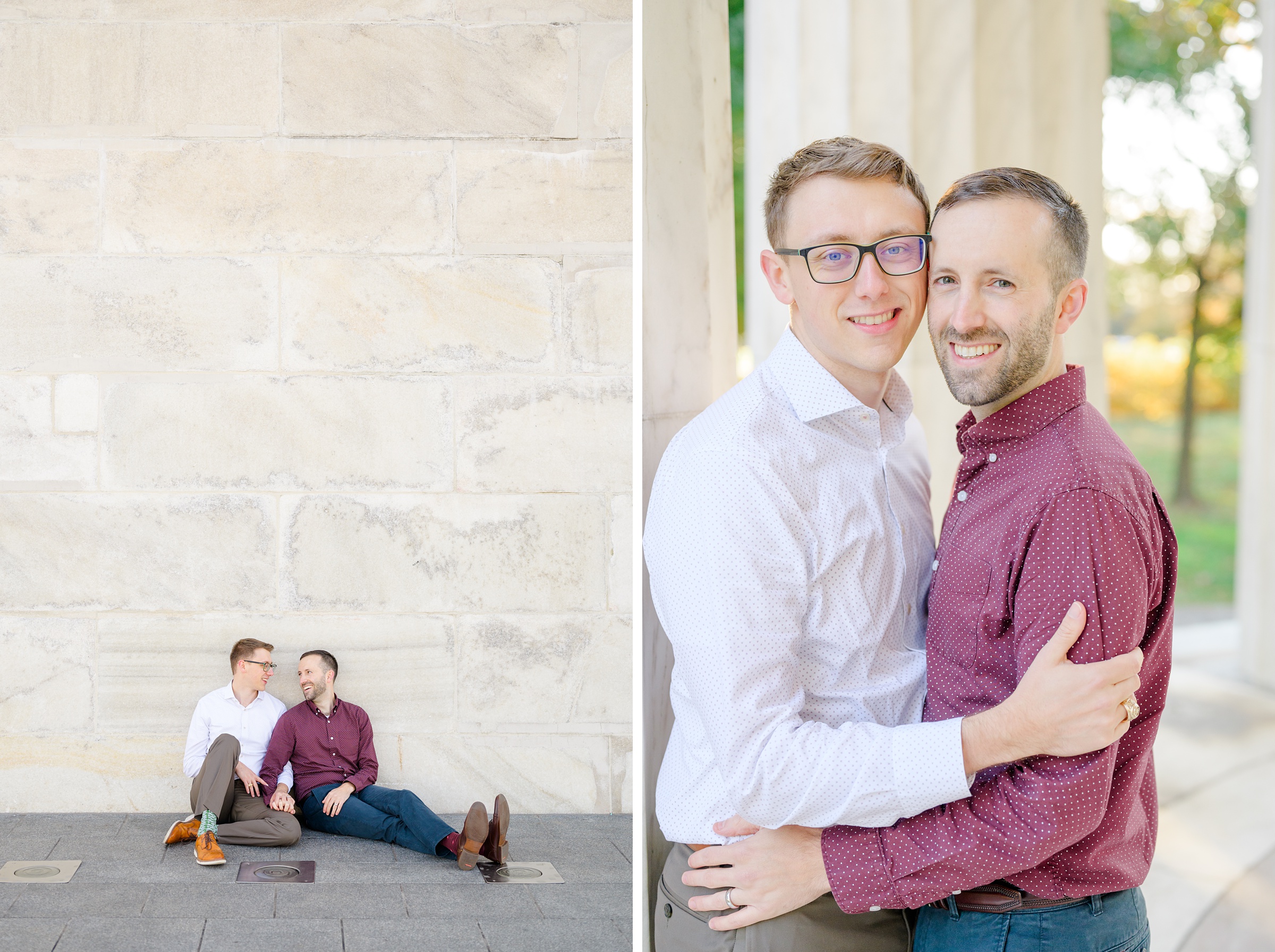 Engagement Photos on the National Mall in Washington, D.C. photographed by Baltimore Wedding Photographer Cait Kramer.