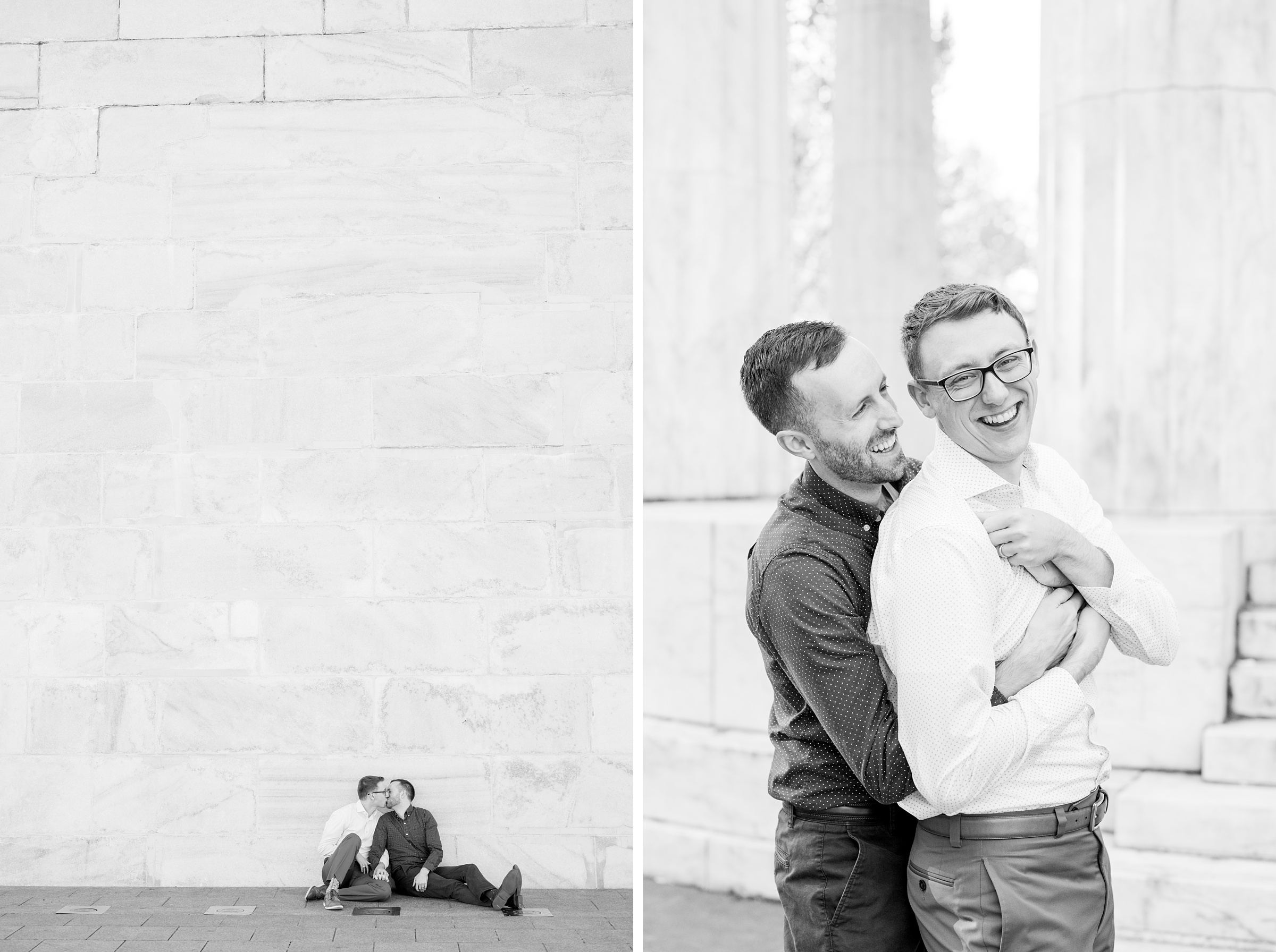 Engagement Photos on the National Mall in Washington, D.C. photographed by Baltimore Wedding Photographer Cait Kramer.