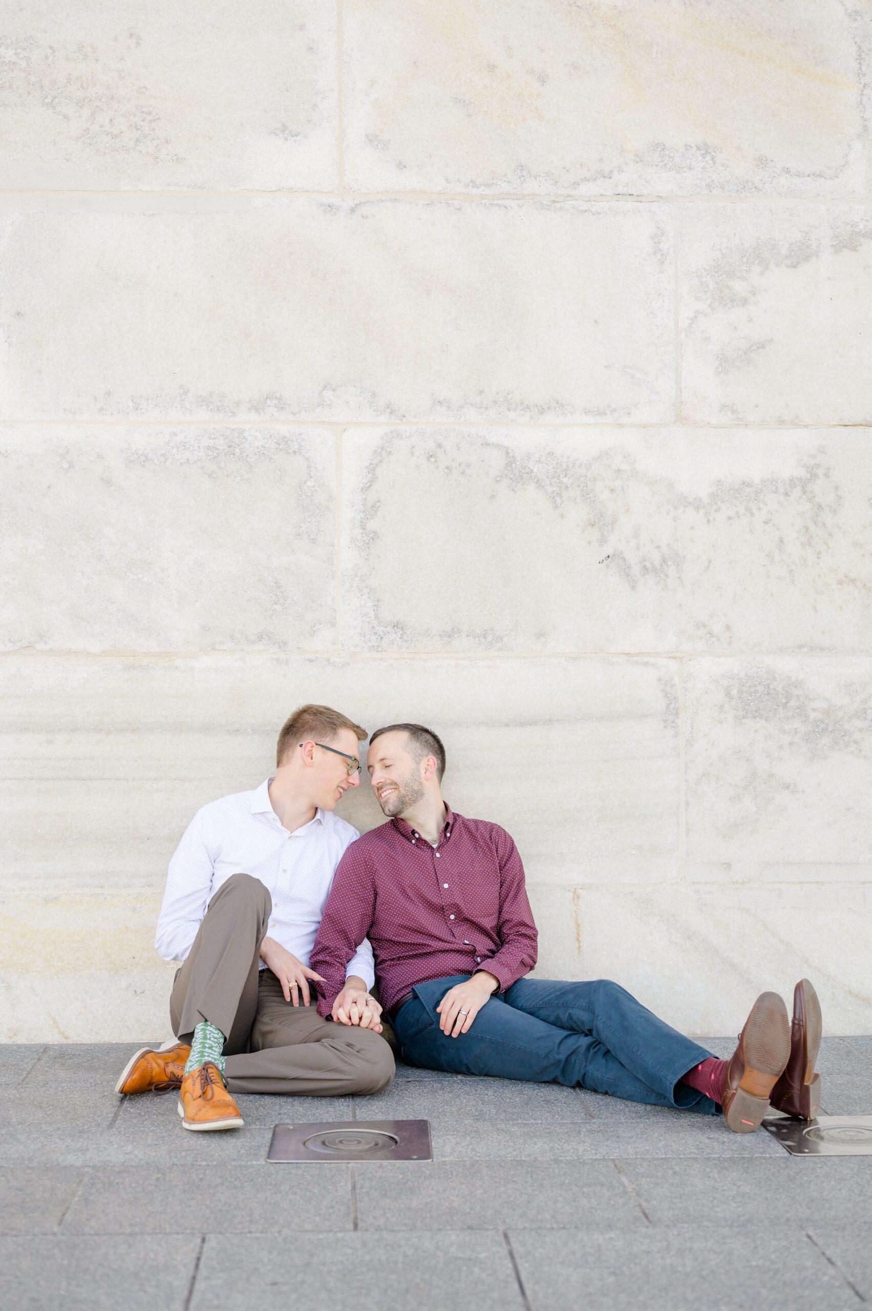 Engagement Photos on the National Mall in Washington, D.C. photographed by Baltimore Wedding Photographer Cait Kramer.