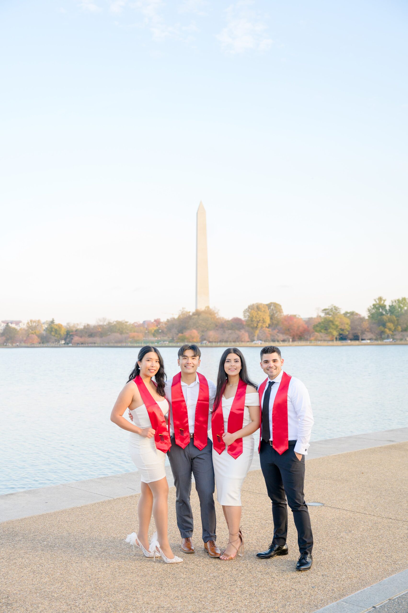 Jefferson Memorial Graduation Photos in Washington, D.C. photographed by Baltimore Grad Photographer Cait Kramer. 