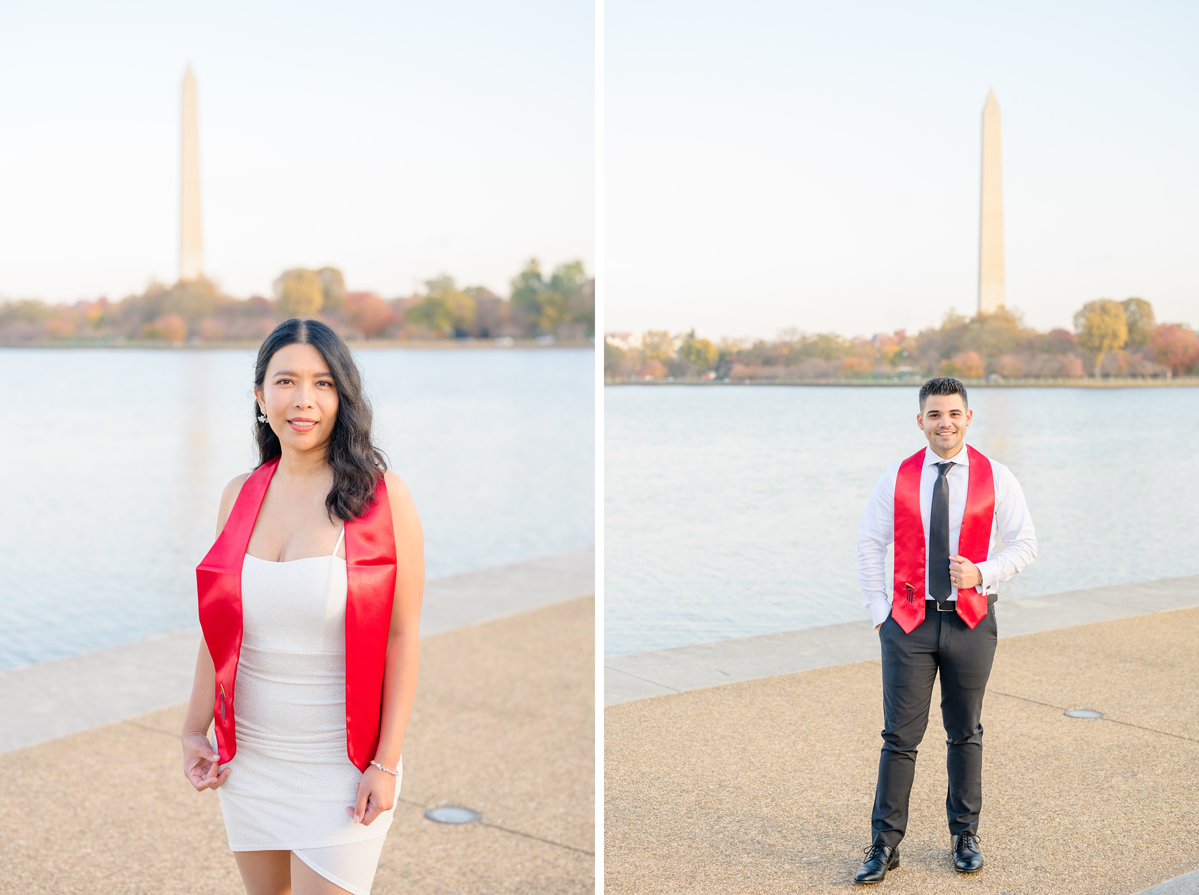 Jefferson Memorial Graduation Photos in Washington, D.C. photographed by Baltimore Grad Photographer Cait Kramer. 