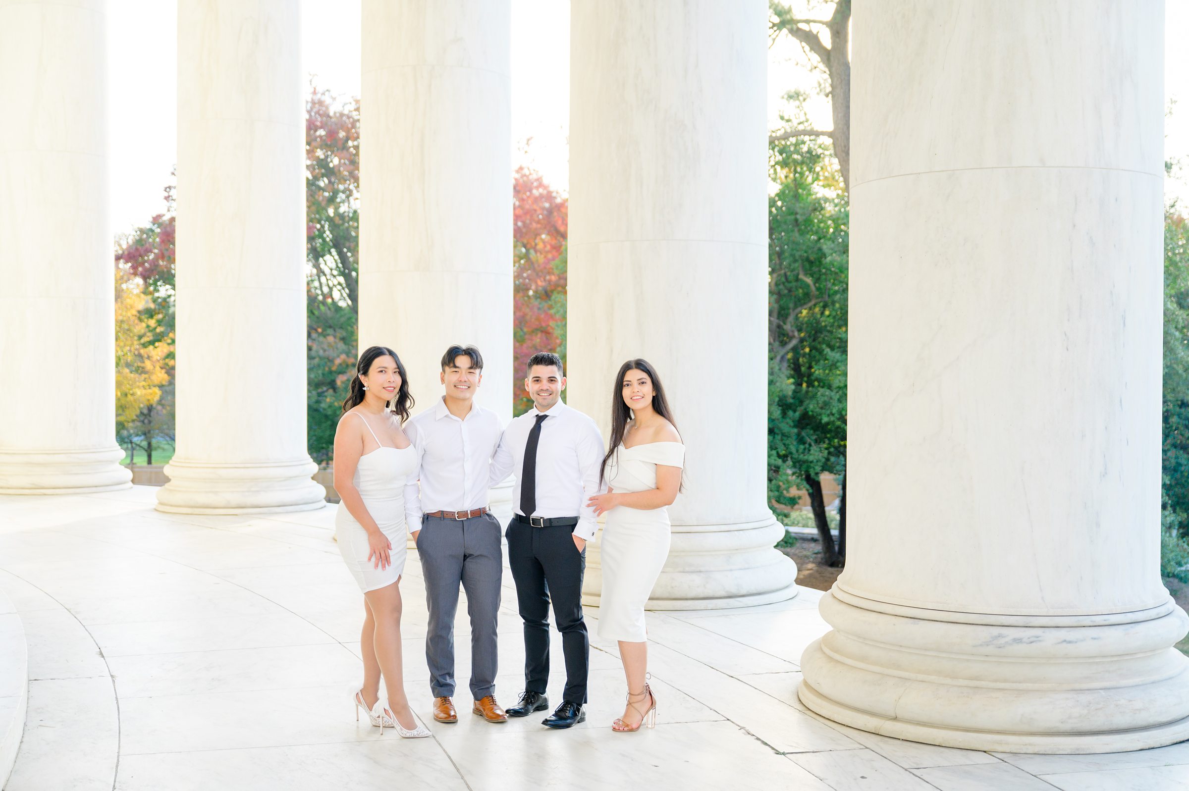 Jefferson Memorial Graduation Photos in Washington, D.C. photographed by Baltimore Grad Photographer Cait Kramer. 