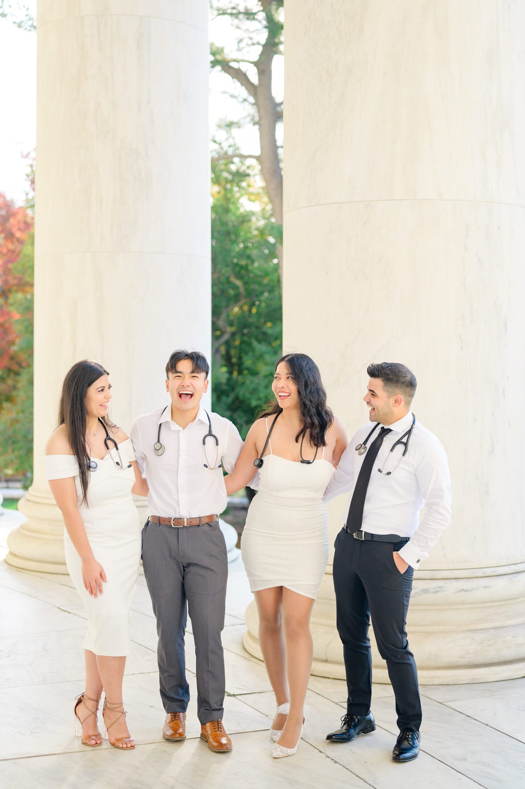 Jefferson Memorial Graduation Photos in Washington, D.C. photographed by Baltimore Grad Photographer Cait Kramer. 