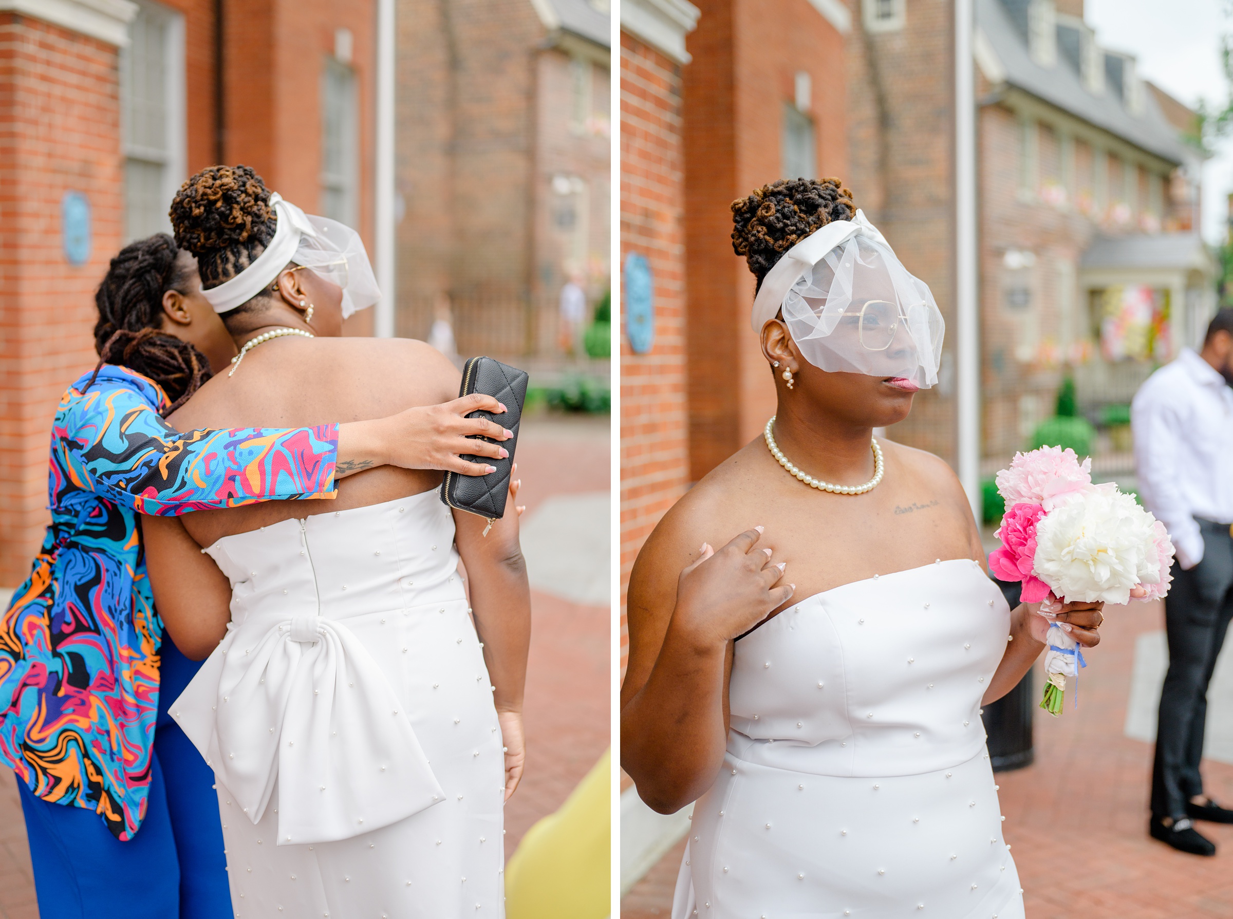 Intimate elopement in the historic Annapolis, Maryland photographed by Baltimore Wedding Photographer Cait Kramer.