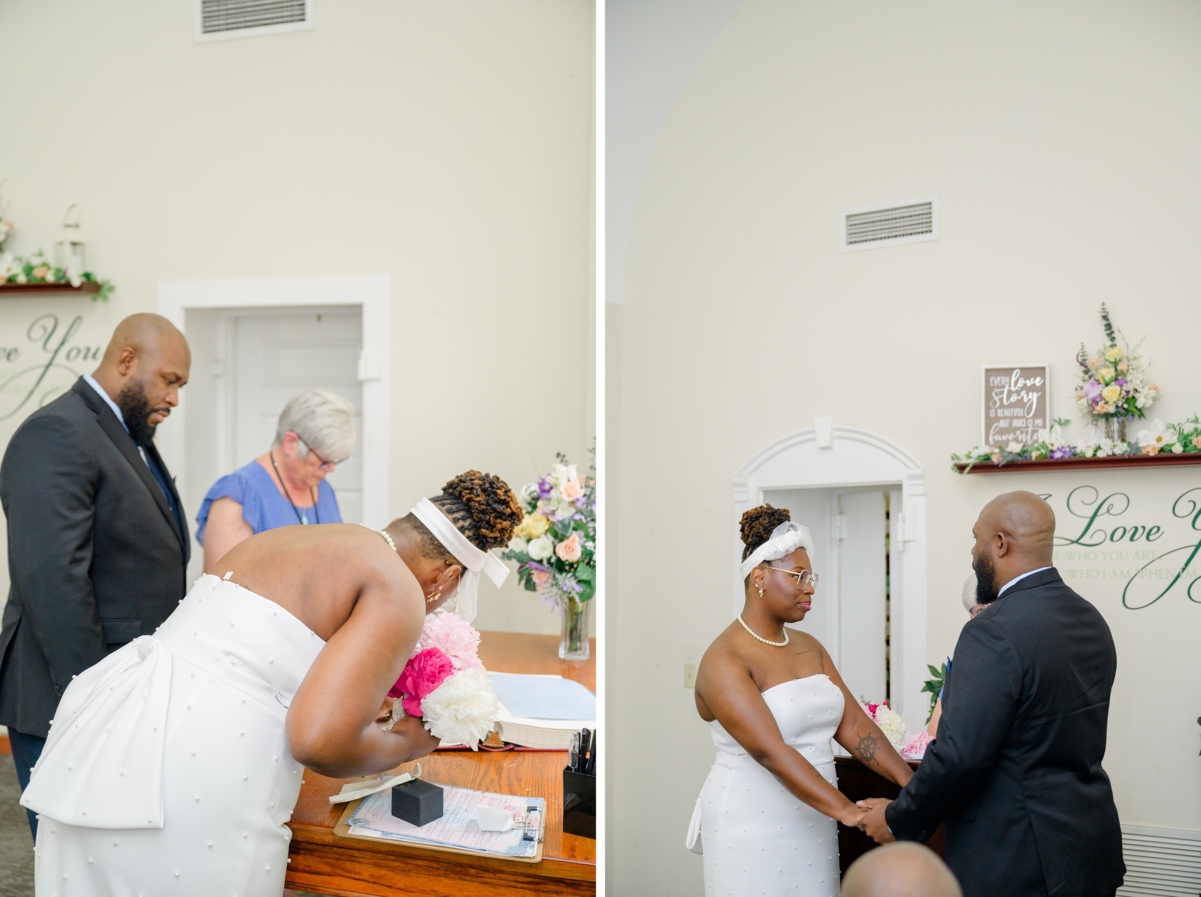 Intimate elopement in the historic Annapolis, Maryland photographed by Baltimore Wedding Photographer Cait Kramer.