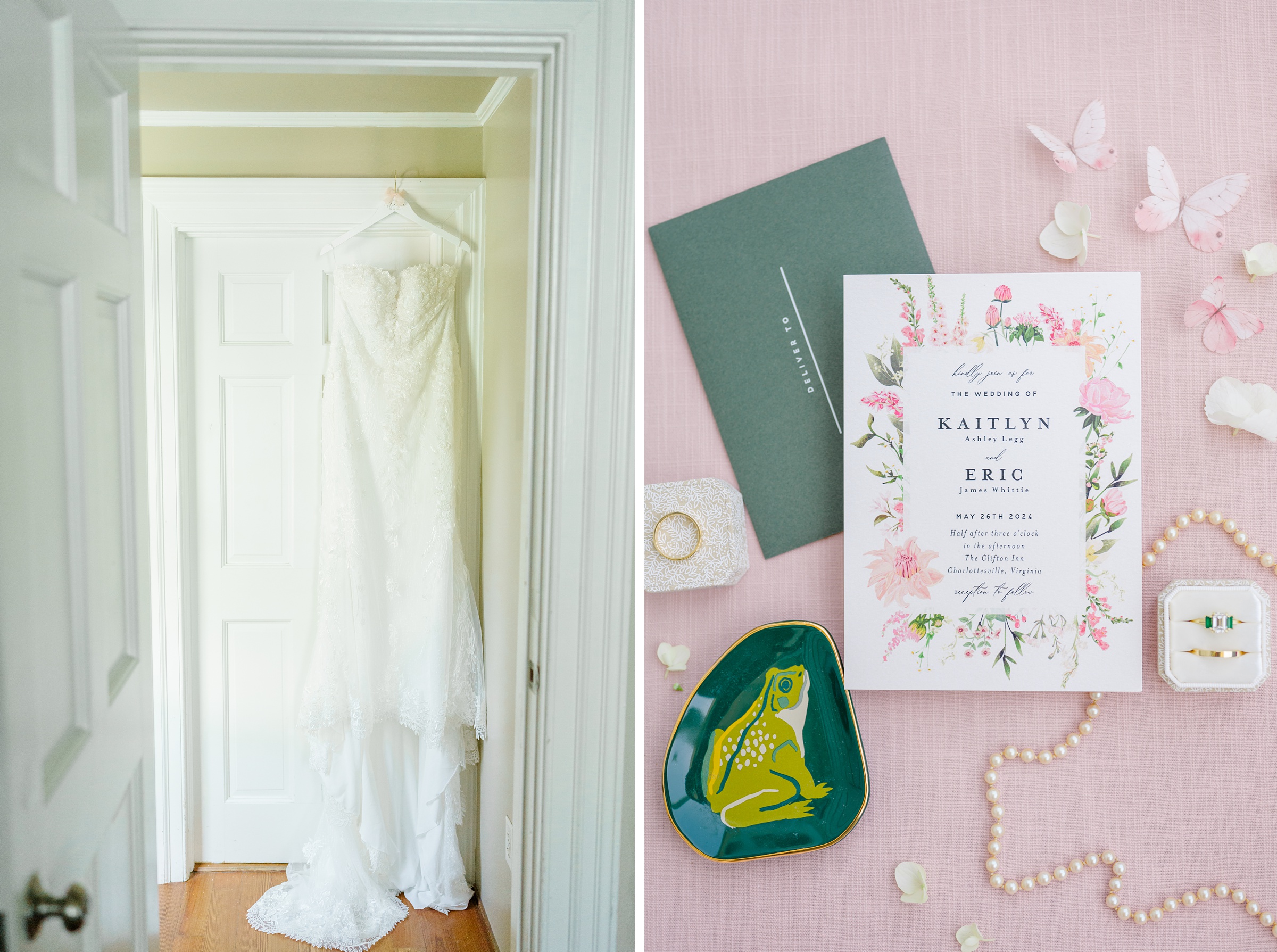Intimate Clifton Inn Wedding in Charlottesville, Virginia photographed by Baltimore Wedding Photographer Cait Kramer.