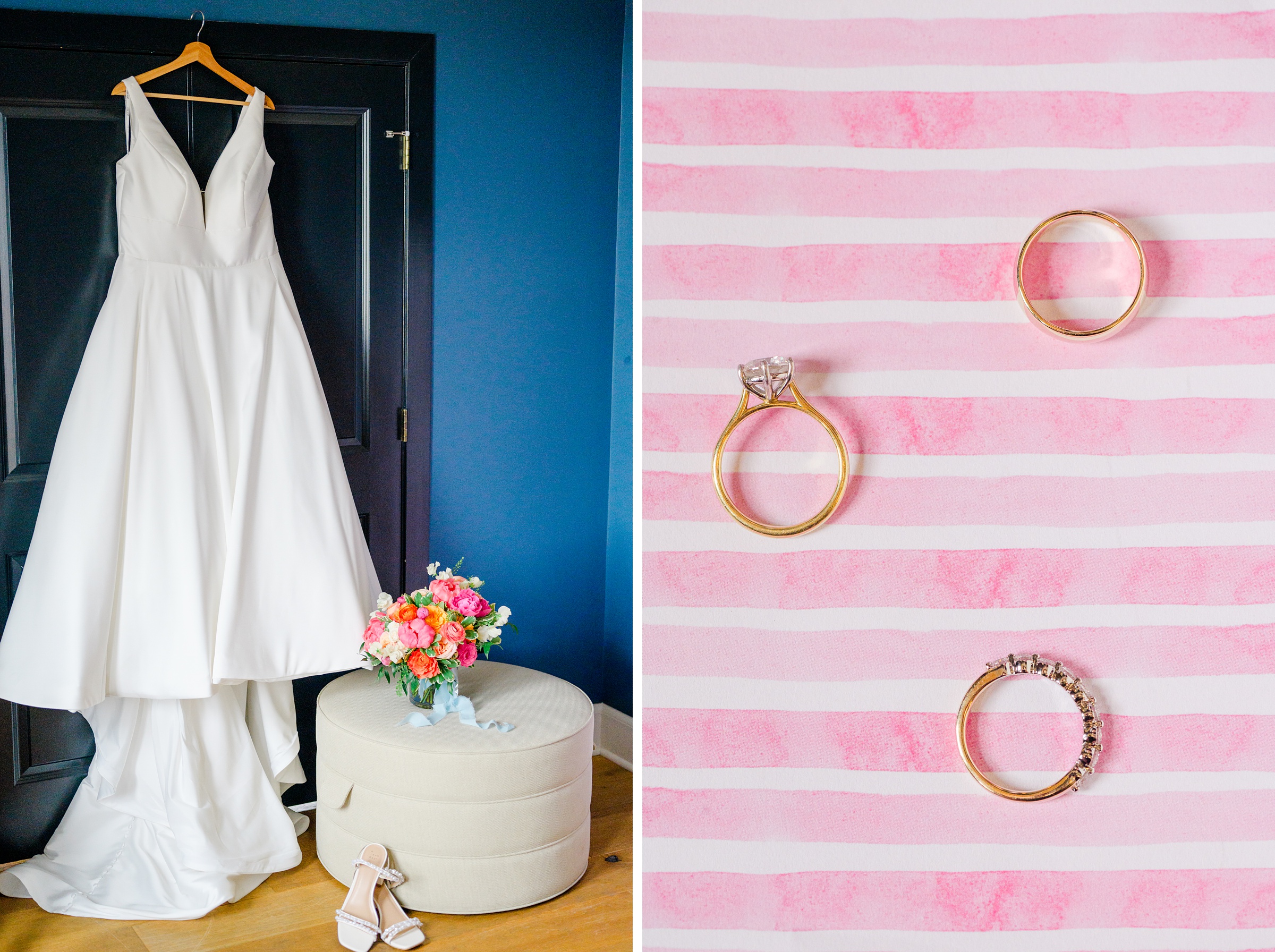 Vibrant Spring wedding day at The Loom Baltimore in Maryland photographed by Baltimore Wedding Photographer Cait Kramer Photography