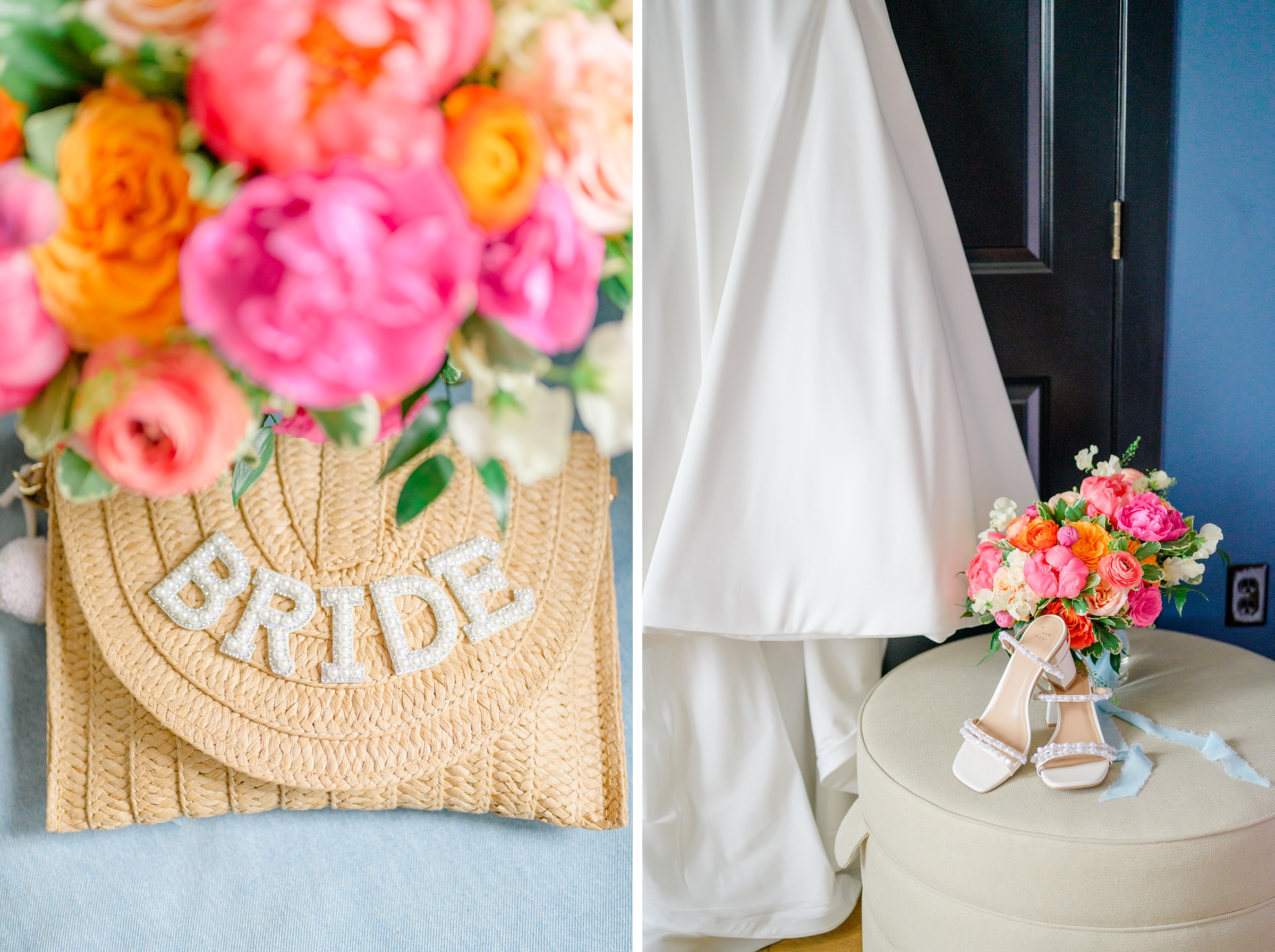 Vibrant Spring wedding day at The Loom Baltimore in Maryland photographed by Baltimore Wedding Photographer Cait Kramer Photography