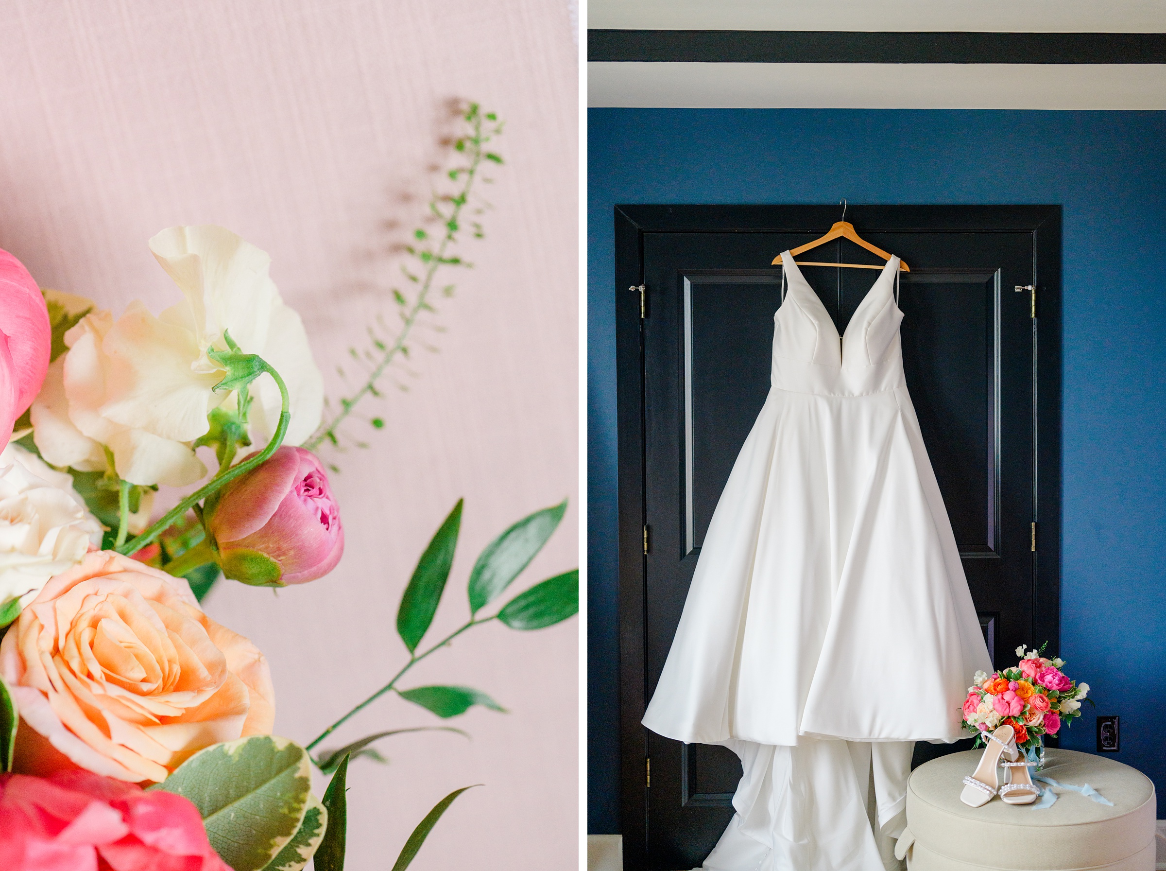 Vibrant Spring wedding day at The Loom Baltimore in Maryland photographed by Baltimore Wedding Photographer Cait Kramer Photography