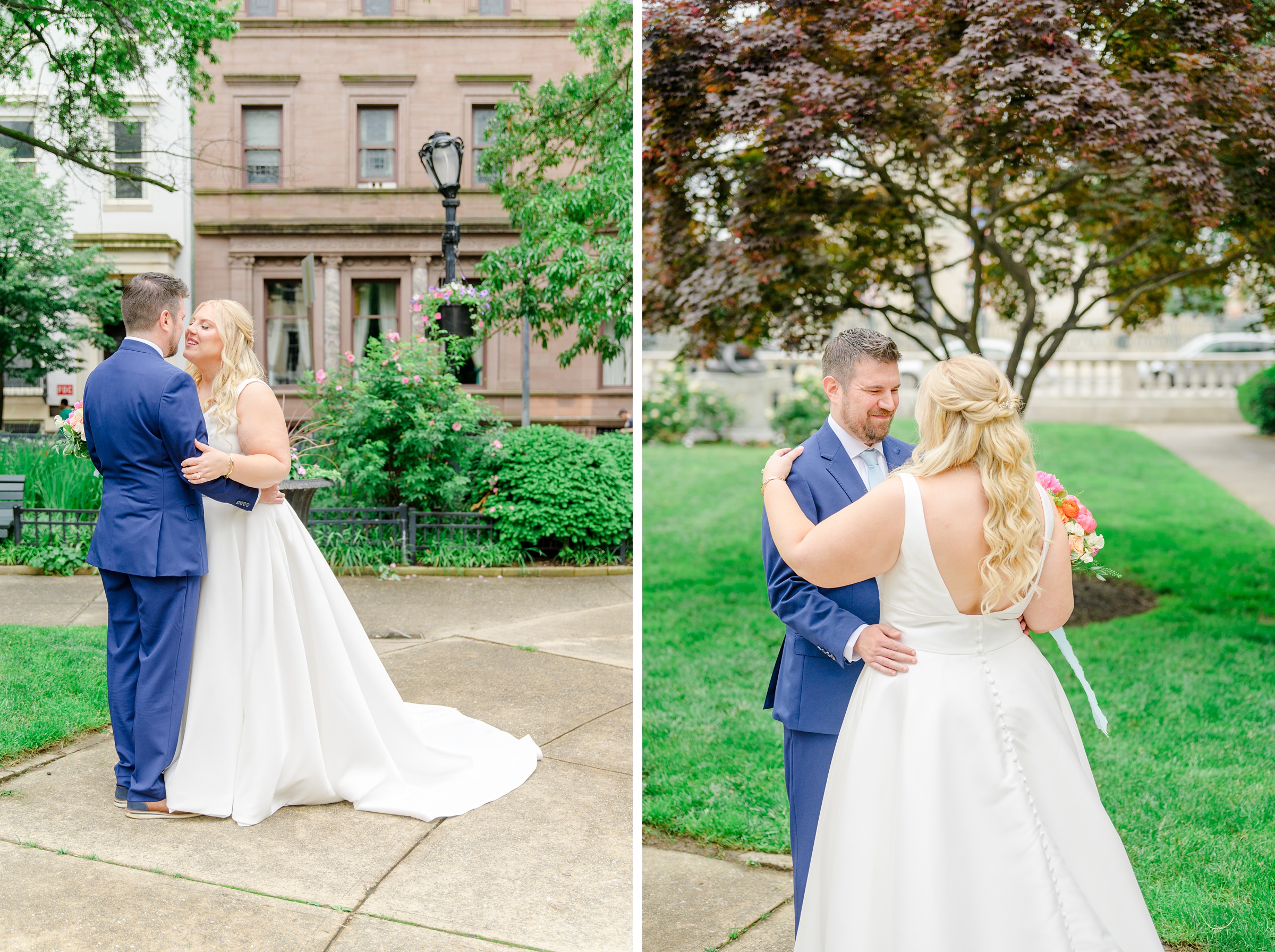 Vibrant Spring wedding day at The Loom Baltimore in Maryland photographed by Baltimore Wedding Photographer Cait Kramer Photography