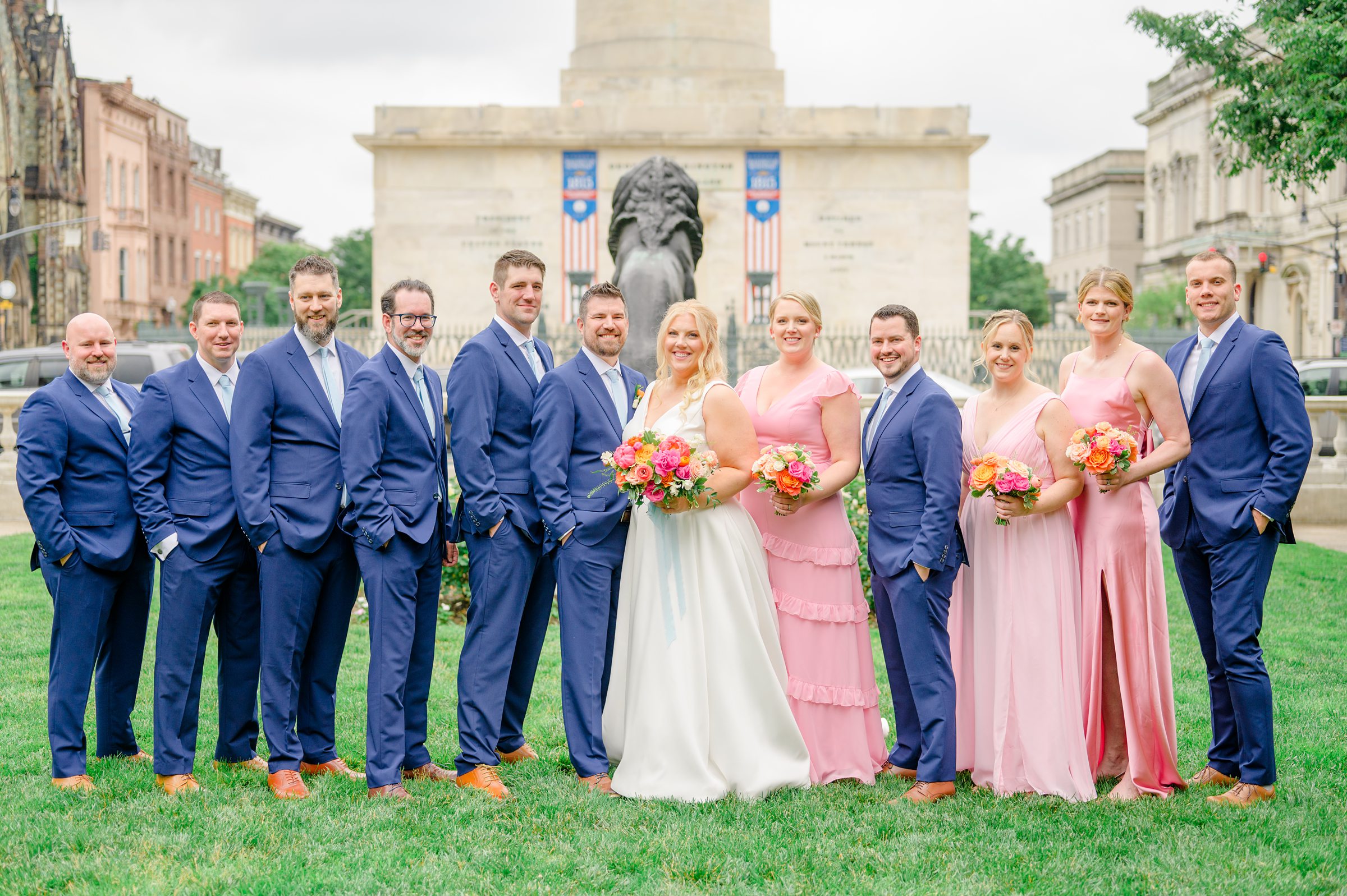 Vibrant Spring wedding day at The Loom Baltimore in Maryland photographed by Baltimore Wedding Photographer Cait Kramer Photography
