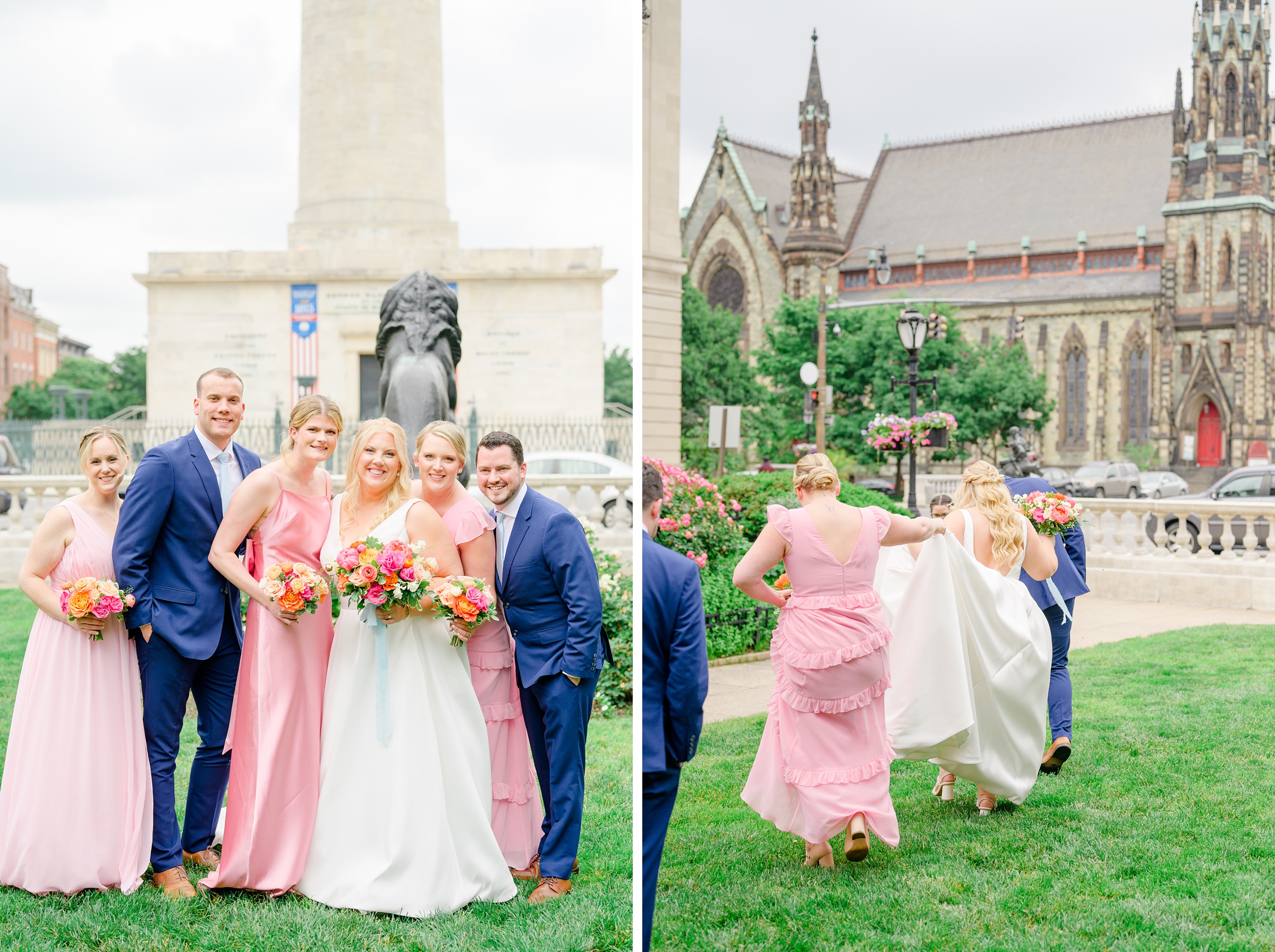 Vibrant Spring wedding day at The Loom Baltimore in Maryland photographed by Baltimore Wedding Photographer Cait Kramer Photography
