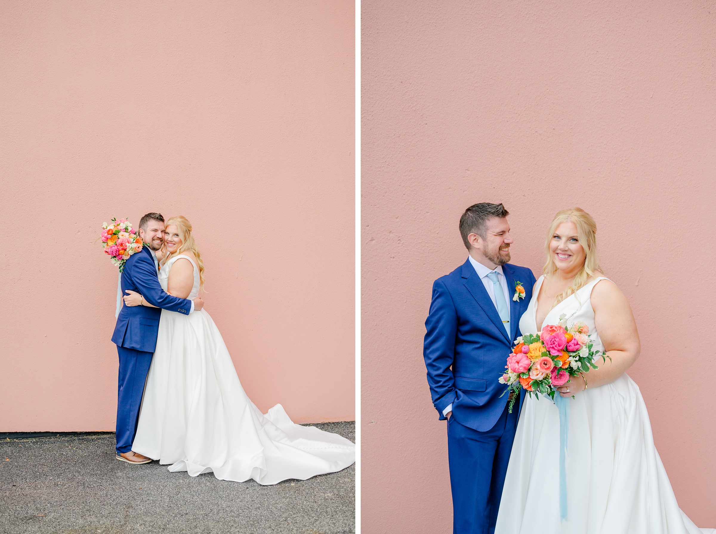 Vibrant Spring wedding day at The Loom Baltimore in Maryland photographed by Baltimore Wedding Photographer Cait Kramer Photography