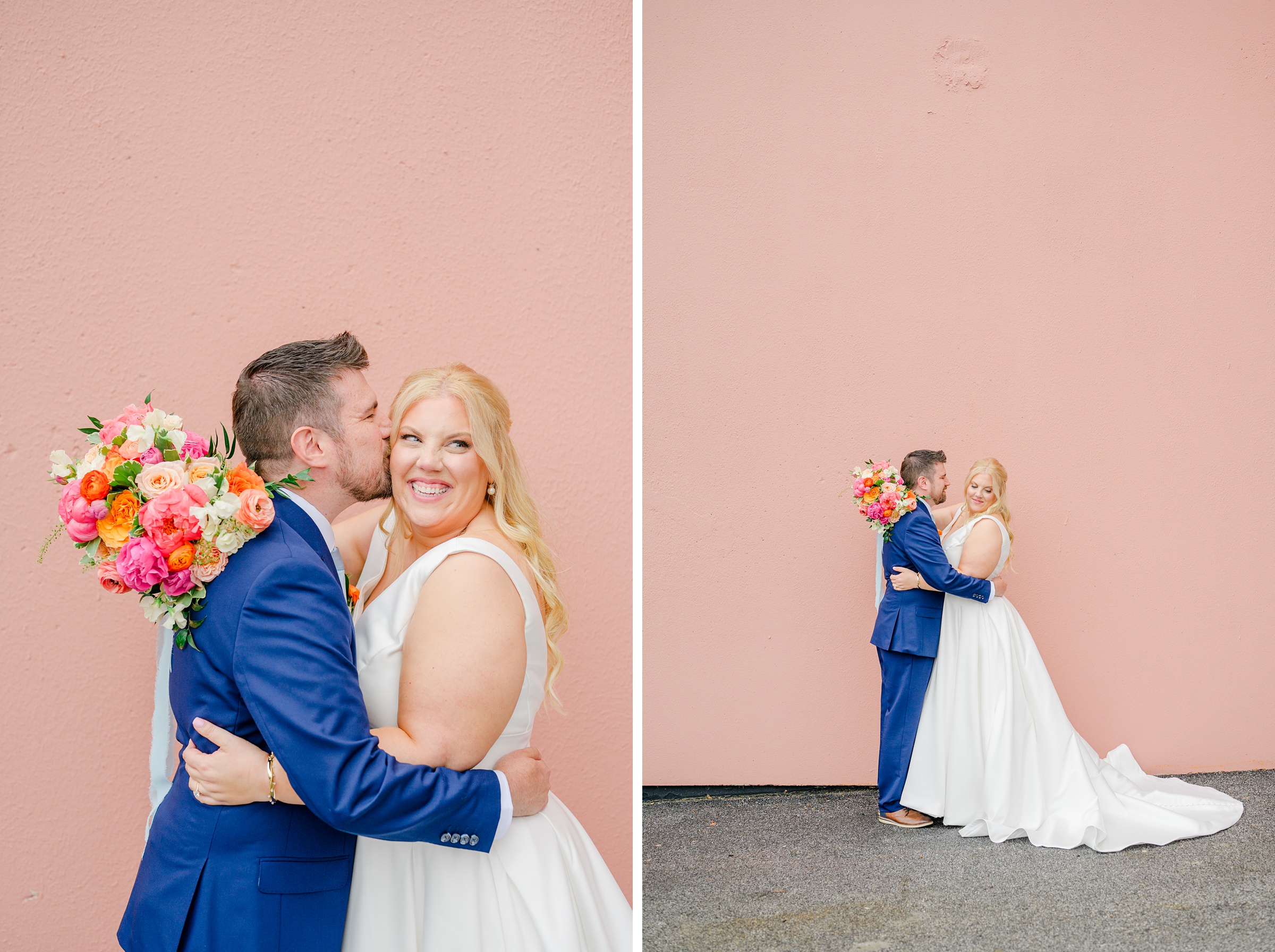 Vibrant Spring wedding day at The Loom Baltimore in Maryland photographed by Baltimore Wedding Photographer Cait Kramer Photography