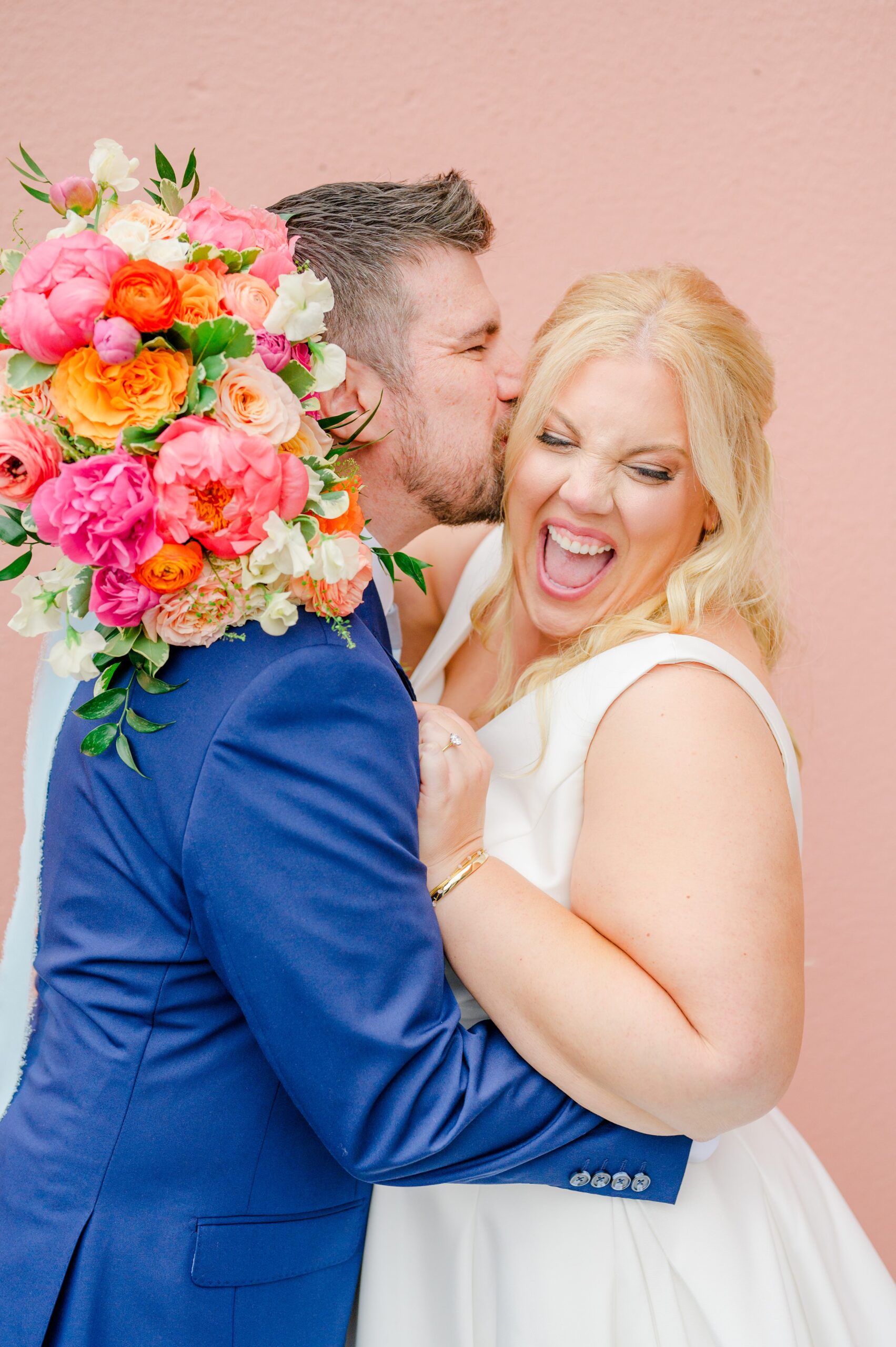 Vibrant Spring wedding day at The Loom Baltimore in Maryland photographed by Baltimore Wedding Photographer Cait Kramer Photography
