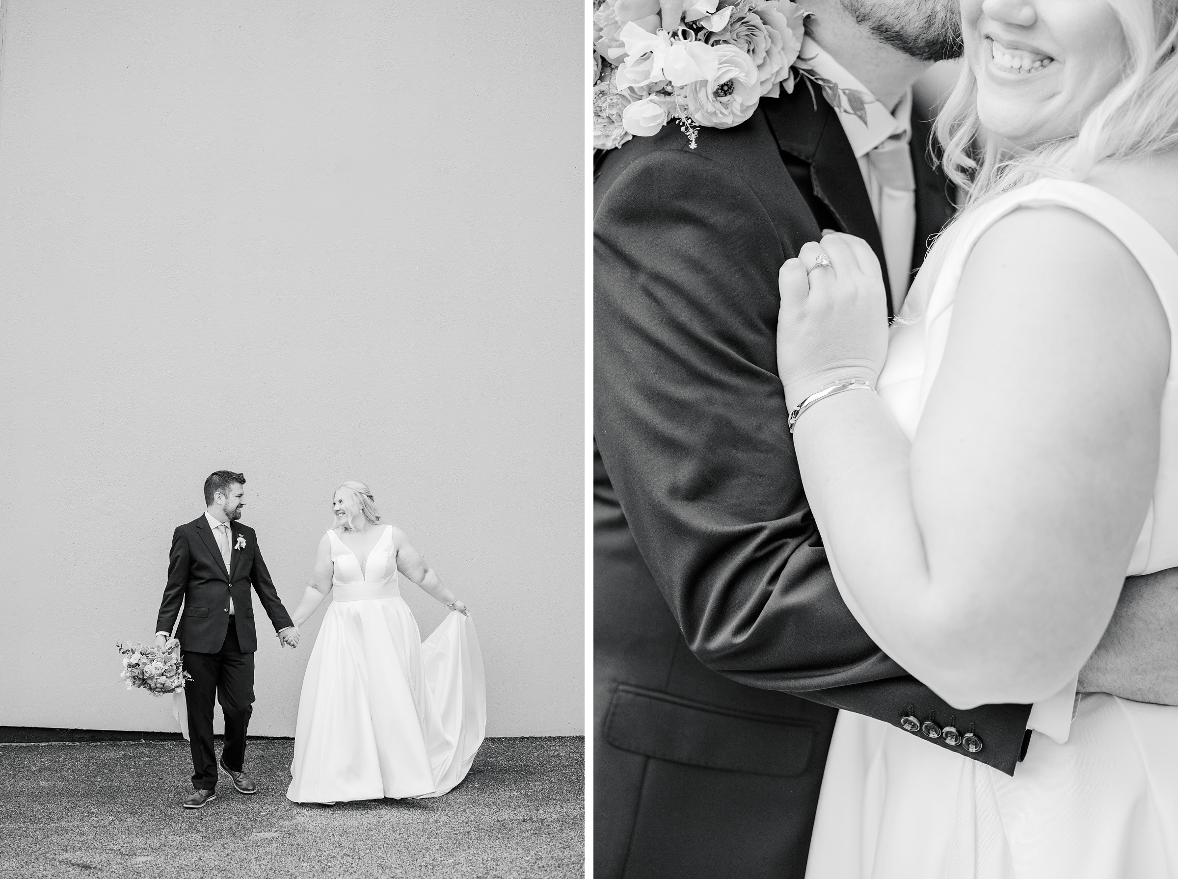 Vibrant Spring wedding day at The Loom Baltimore in Maryland photographed by Baltimore Wedding Photographer Cait Kramer Photography