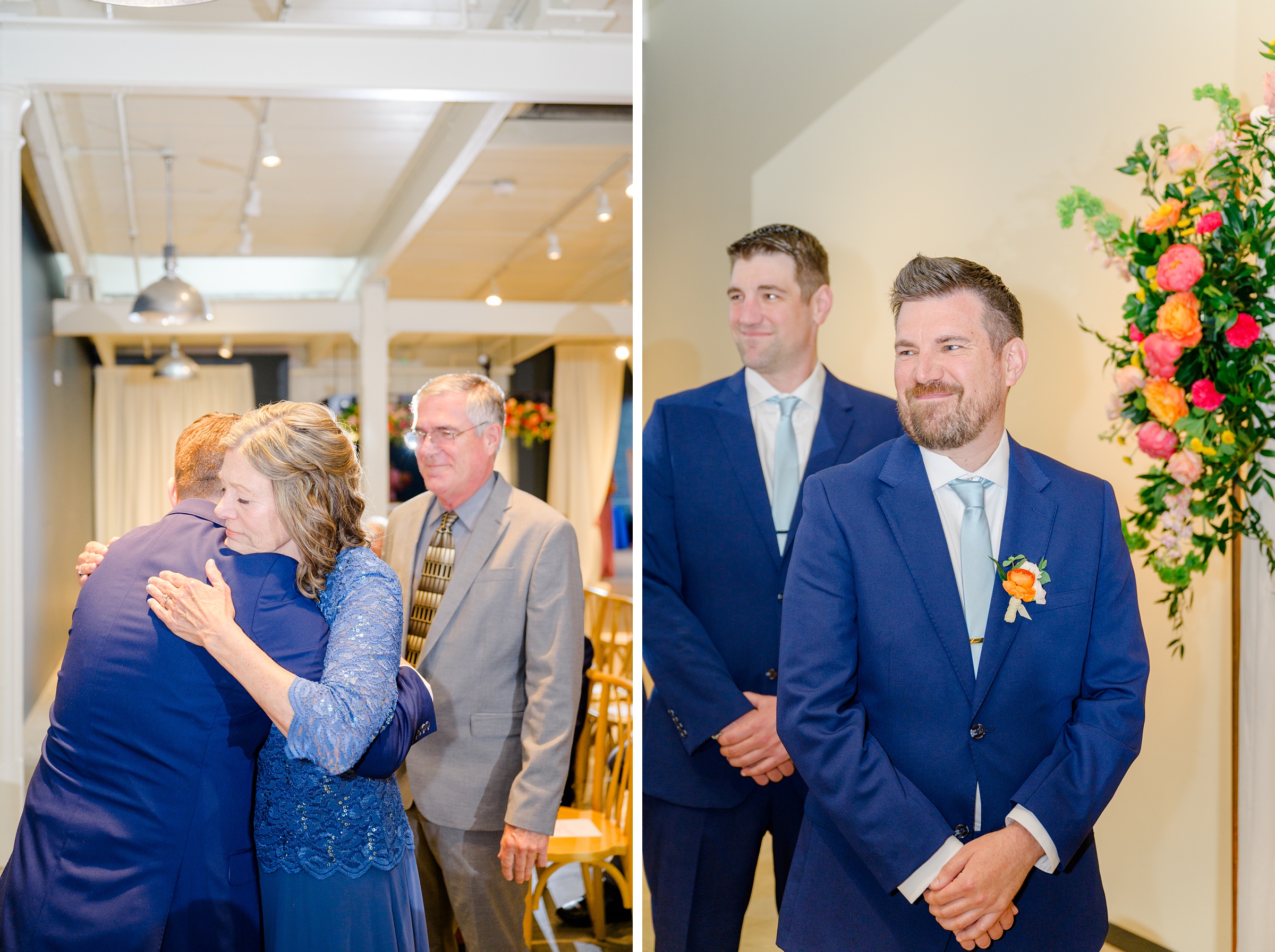 Vibrant Spring wedding day at The Loom Baltimore in Maryland photographed by Baltimore Wedding Photographer Cait Kramer Photography