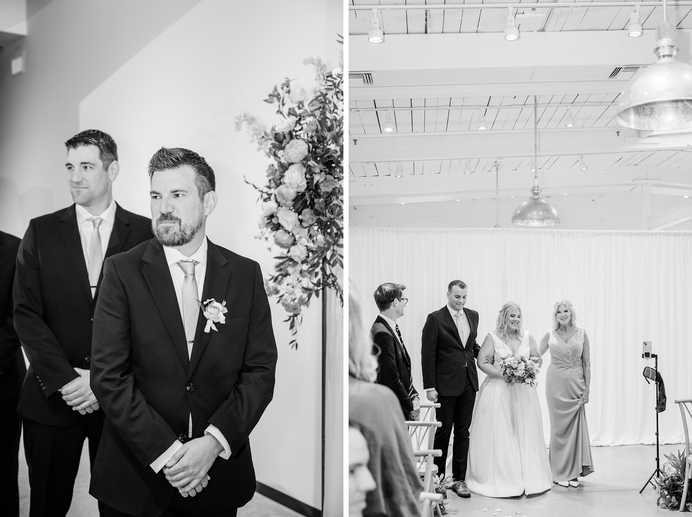 Vibrant Spring wedding day at The Loom Baltimore in Maryland photographed by Baltimore Wedding Photographer Cait Kramer Photography