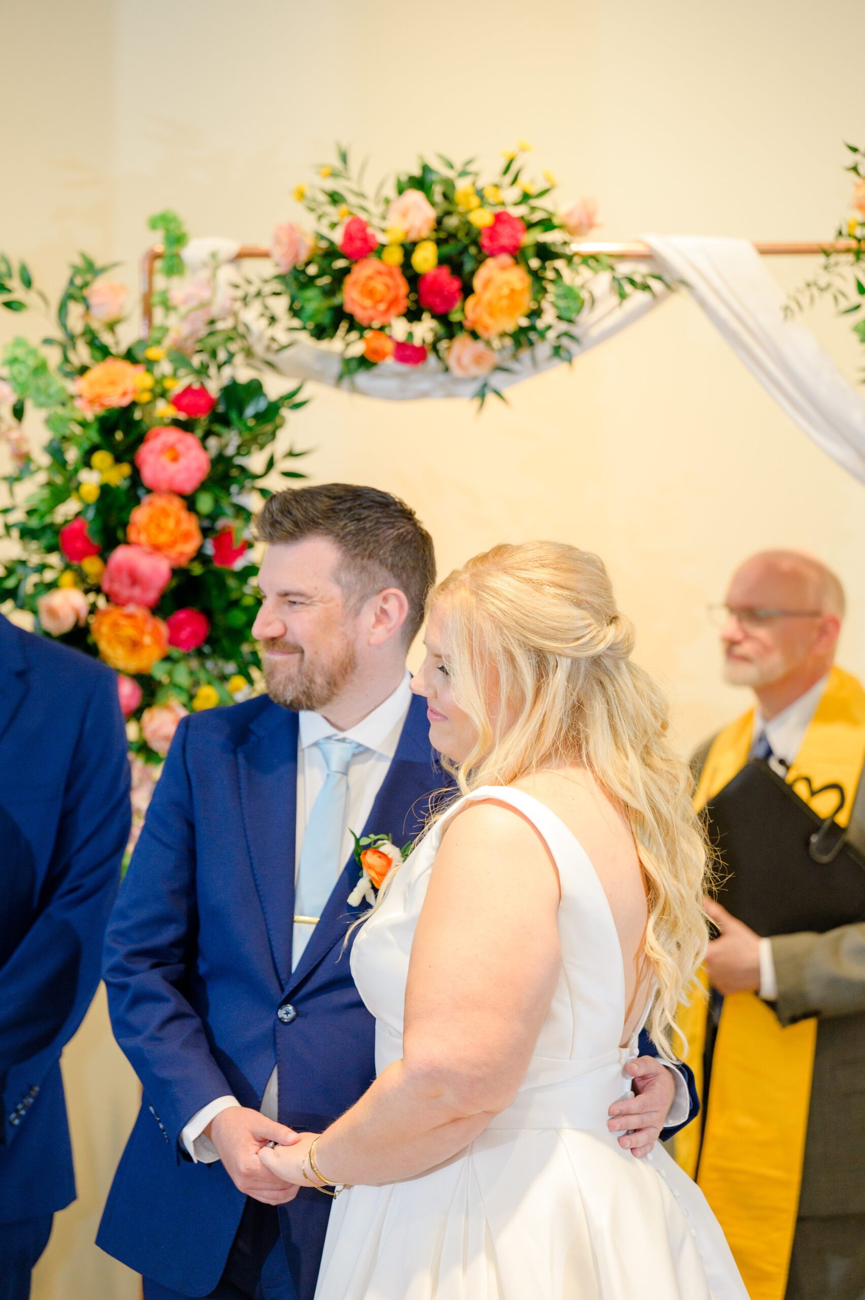 Vibrant Spring wedding day at The Loom Baltimore in Maryland photographed by Baltimore Wedding Photographer Cait Kramer Photography