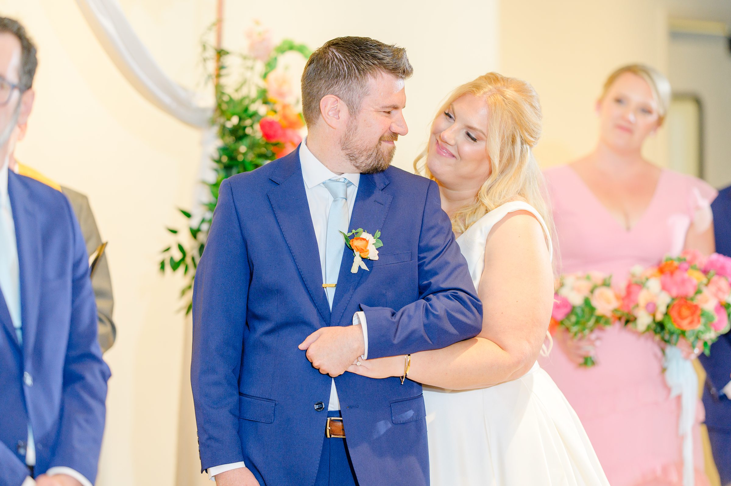 Vibrant Spring wedding day at The Loom Baltimore in Maryland photographed by Baltimore Wedding Photographer Cait Kramer Photography