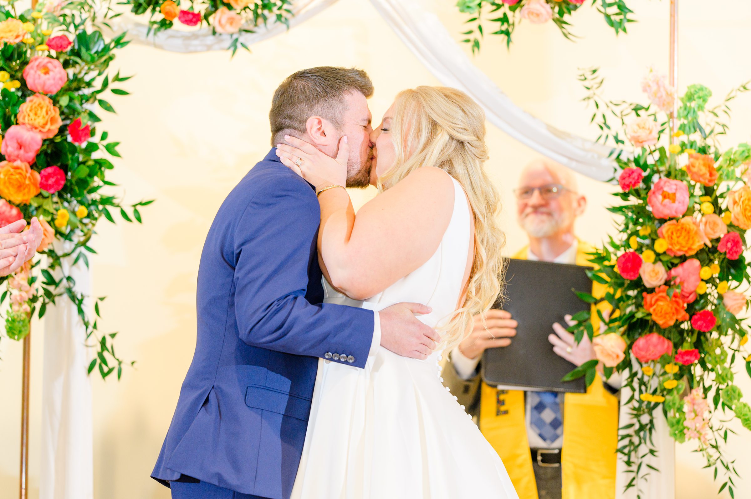 Vibrant Spring wedding day at The Loom Baltimore in Maryland photographed by Baltimore Wedding Photographer Cait Kramer Photography