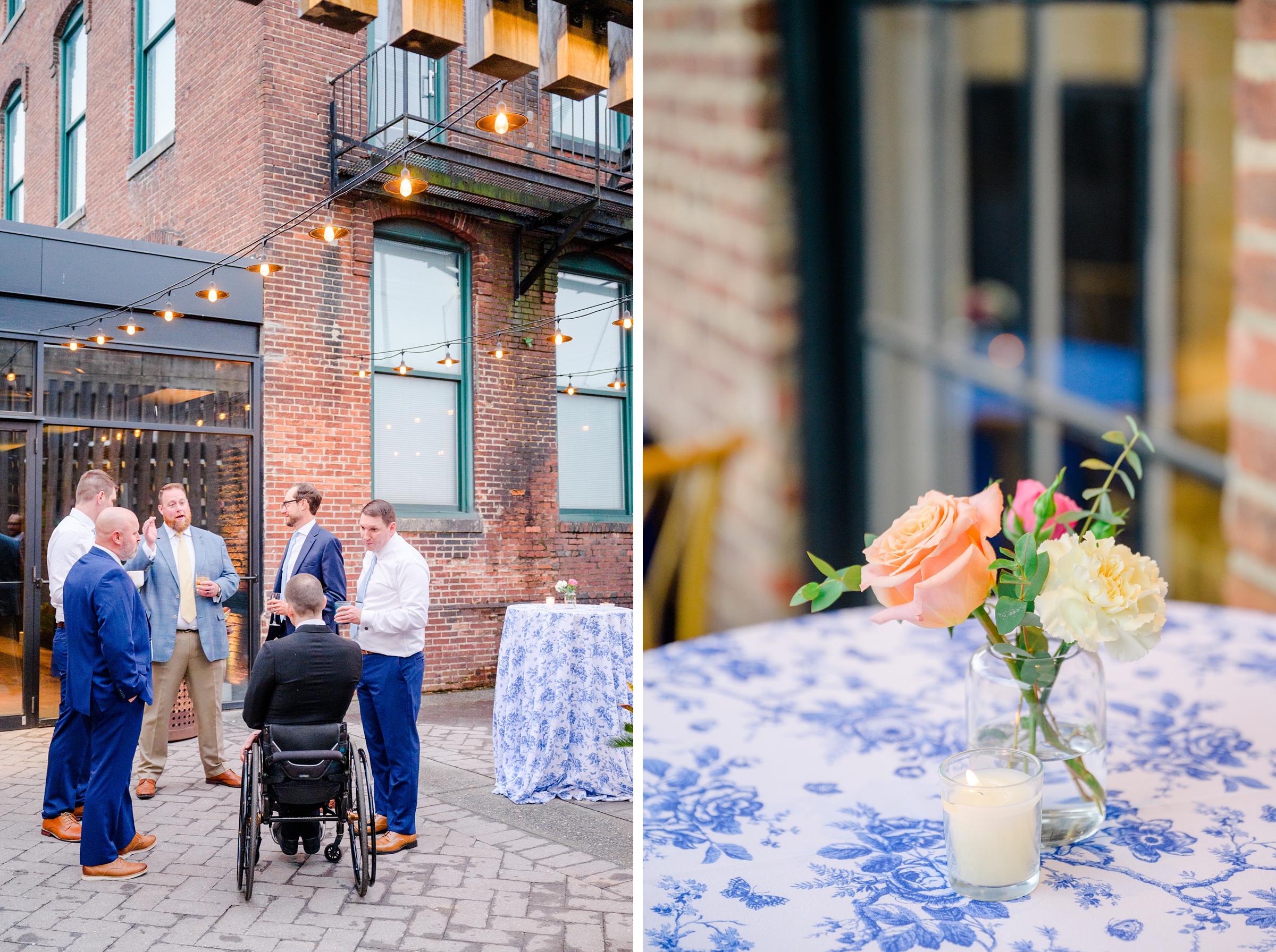 Vibrant Spring wedding day at The Loom Baltimore in Maryland photographed by Baltimore Wedding Photographer Cait Kramer Photography