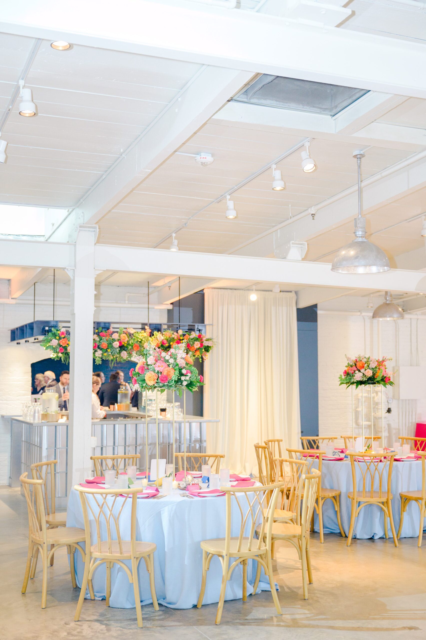 Vibrant Spring wedding day at The Loom Baltimore in Maryland photographed by Baltimore Wedding Photographer Cait Kramer Photography