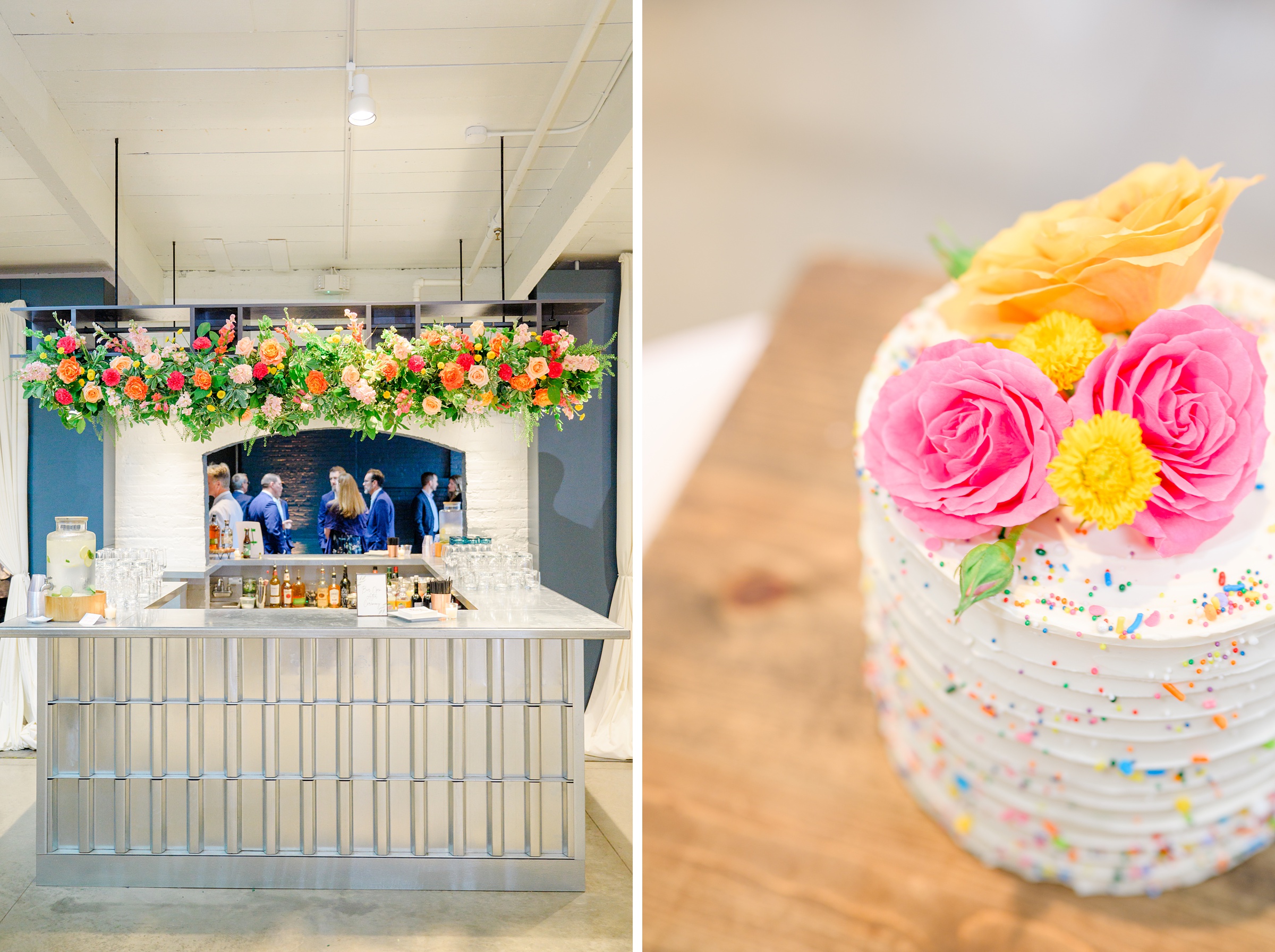 Vibrant Spring wedding day at The Loom Baltimore in Maryland photographed by Baltimore Wedding Photographer Cait Kramer Photography