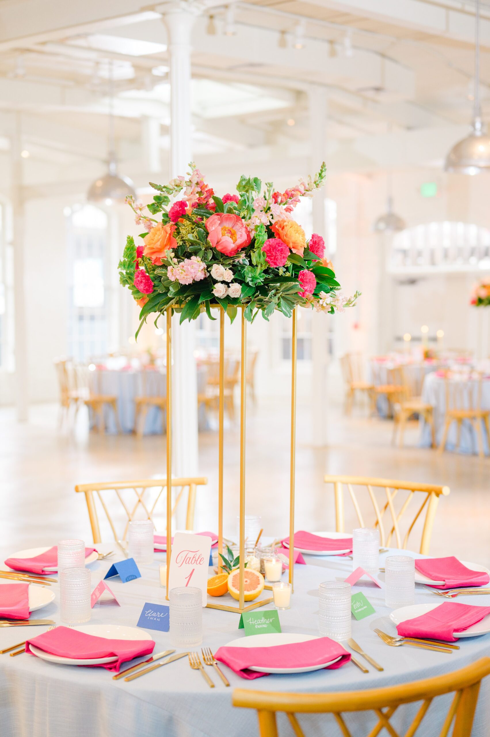 Vibrant Spring wedding day at The Loom Baltimore in Maryland photographed by Baltimore Wedding Photographer Cait Kramer Photography