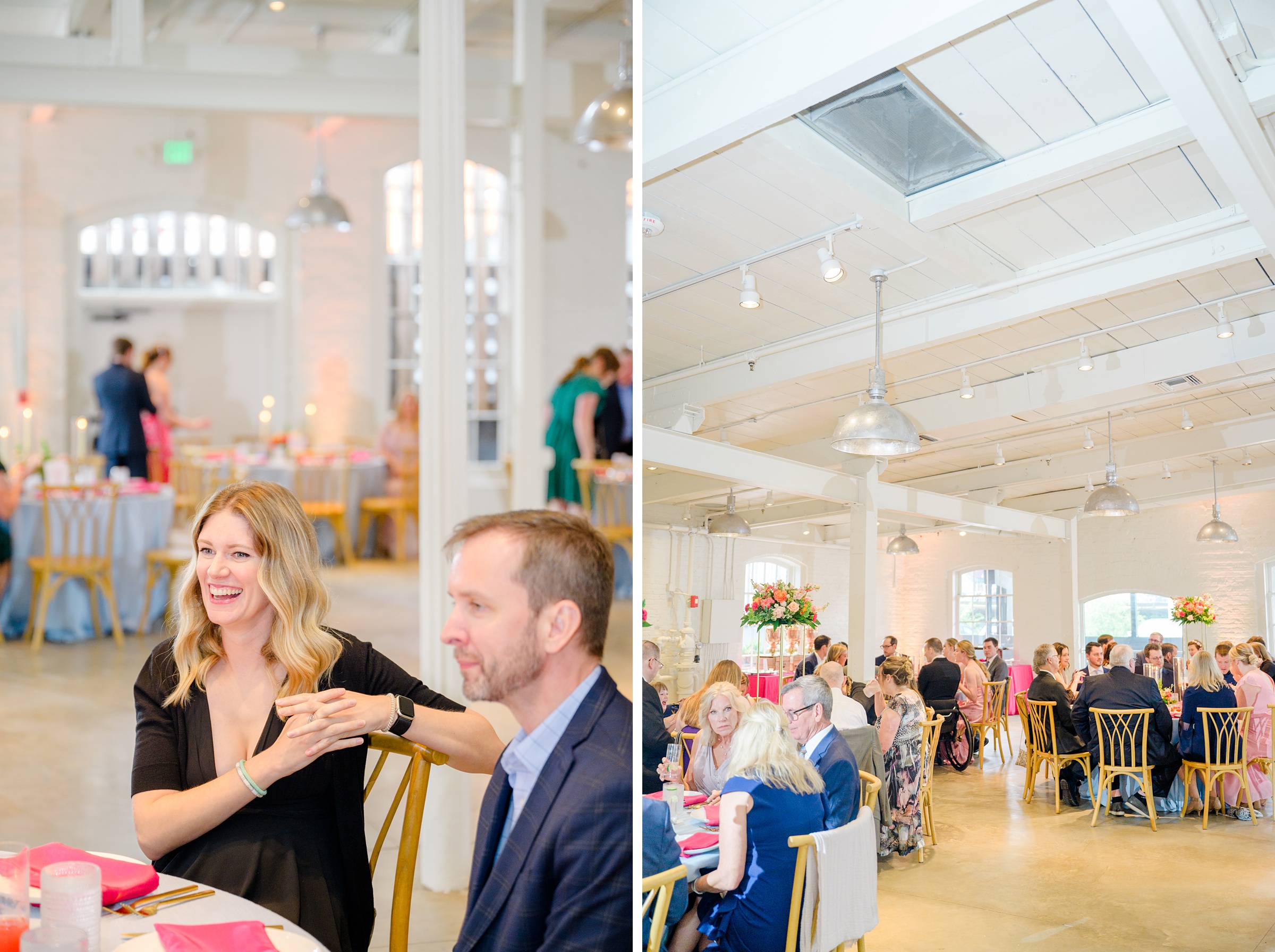 Vibrant Spring wedding day at The Loom Baltimore in Maryland photographed by Baltimore Wedding Photographer Cait Kramer Photography
