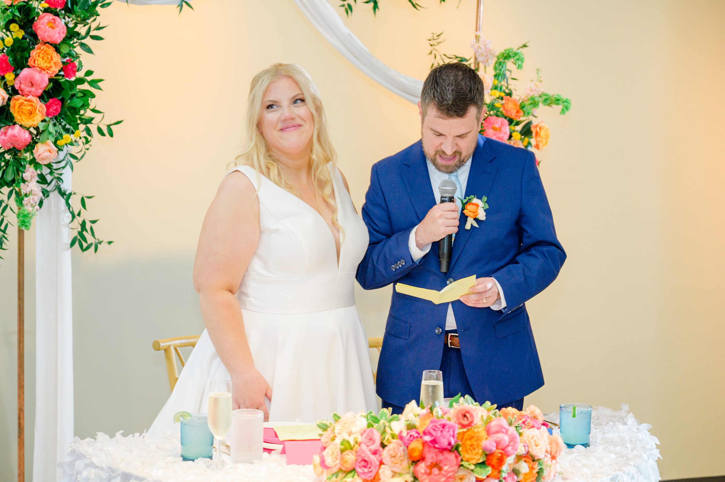 Vibrant Spring wedding day at The Loom Baltimore in Maryland photographed by Baltimore Wedding Photographer Cait Kramer Photography