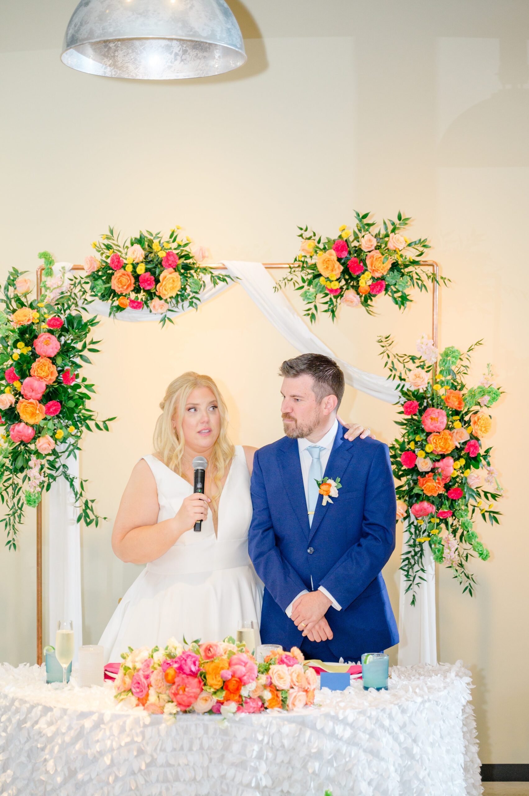 Vibrant Spring wedding day at The Loom Baltimore in Maryland photographed by Baltimore Wedding Photographer Cait Kramer Photography