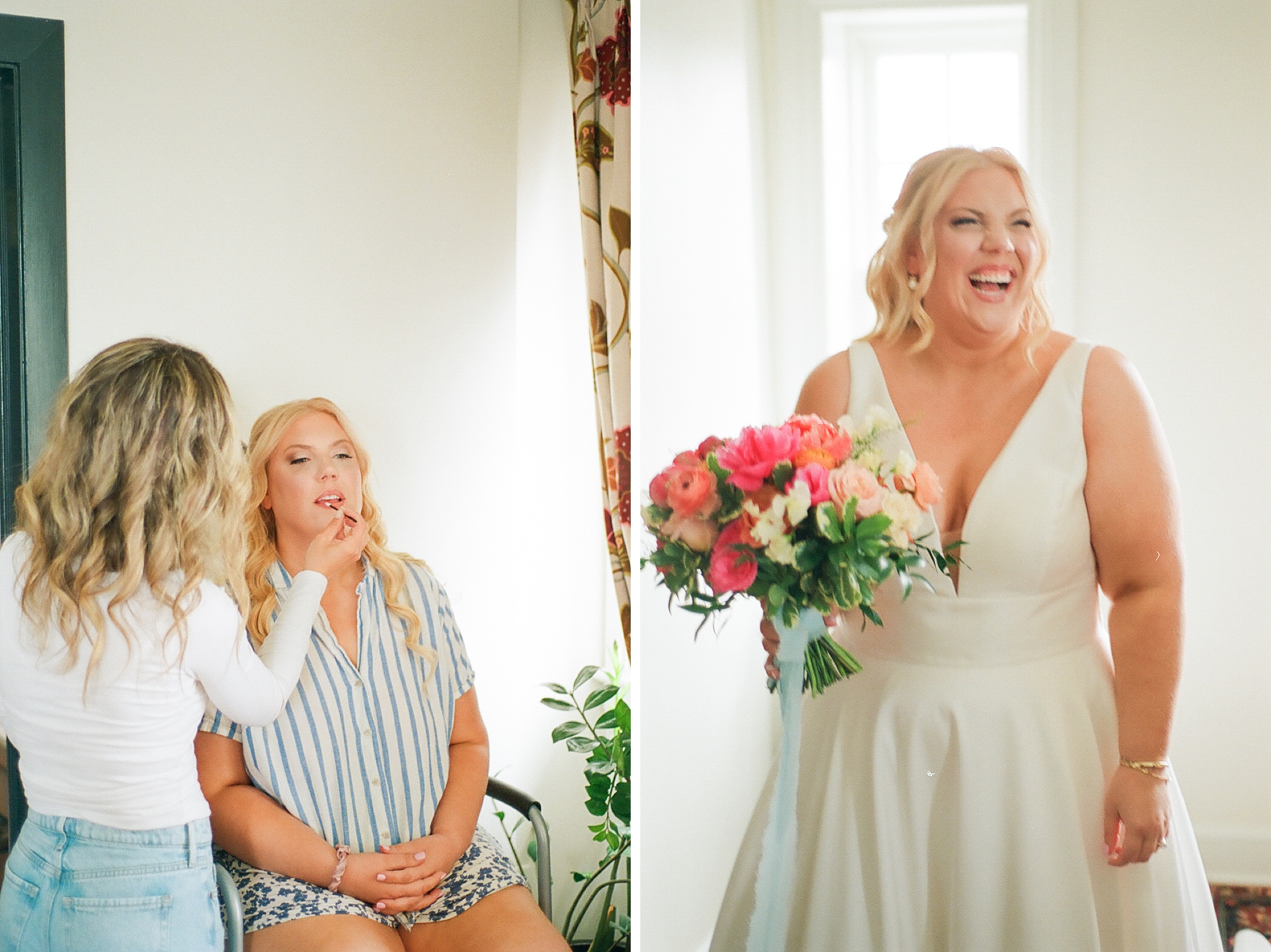 Vibrant Spring wedding day at The Loom Baltimore in Maryland photographed by Baltimore Wedding Photographer Cait Kramer Photography