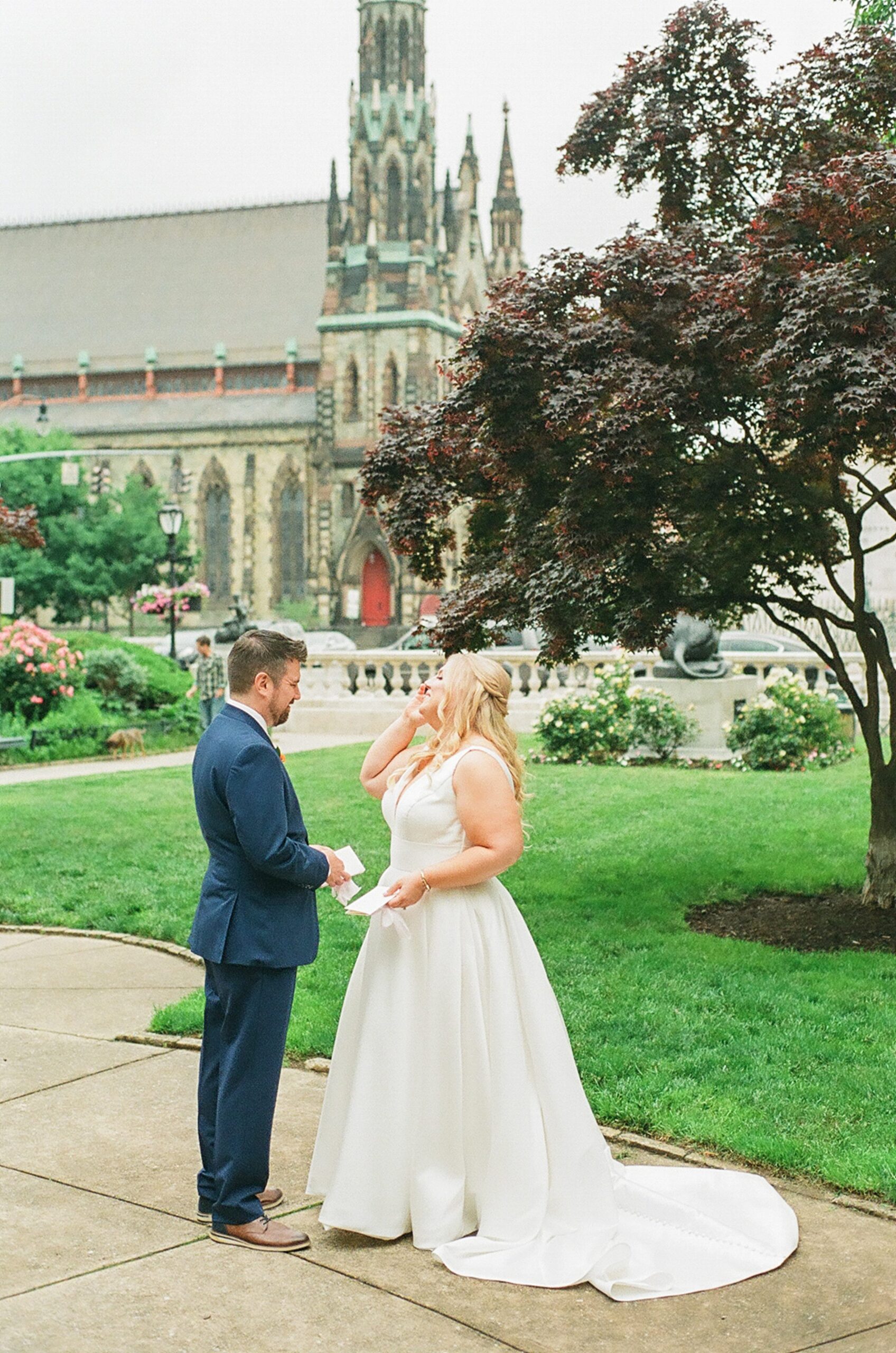 Vibrant Spring wedding day at The Loom Baltimore in Maryland photographed by Baltimore Wedding Photographer Cait Kramer Photography