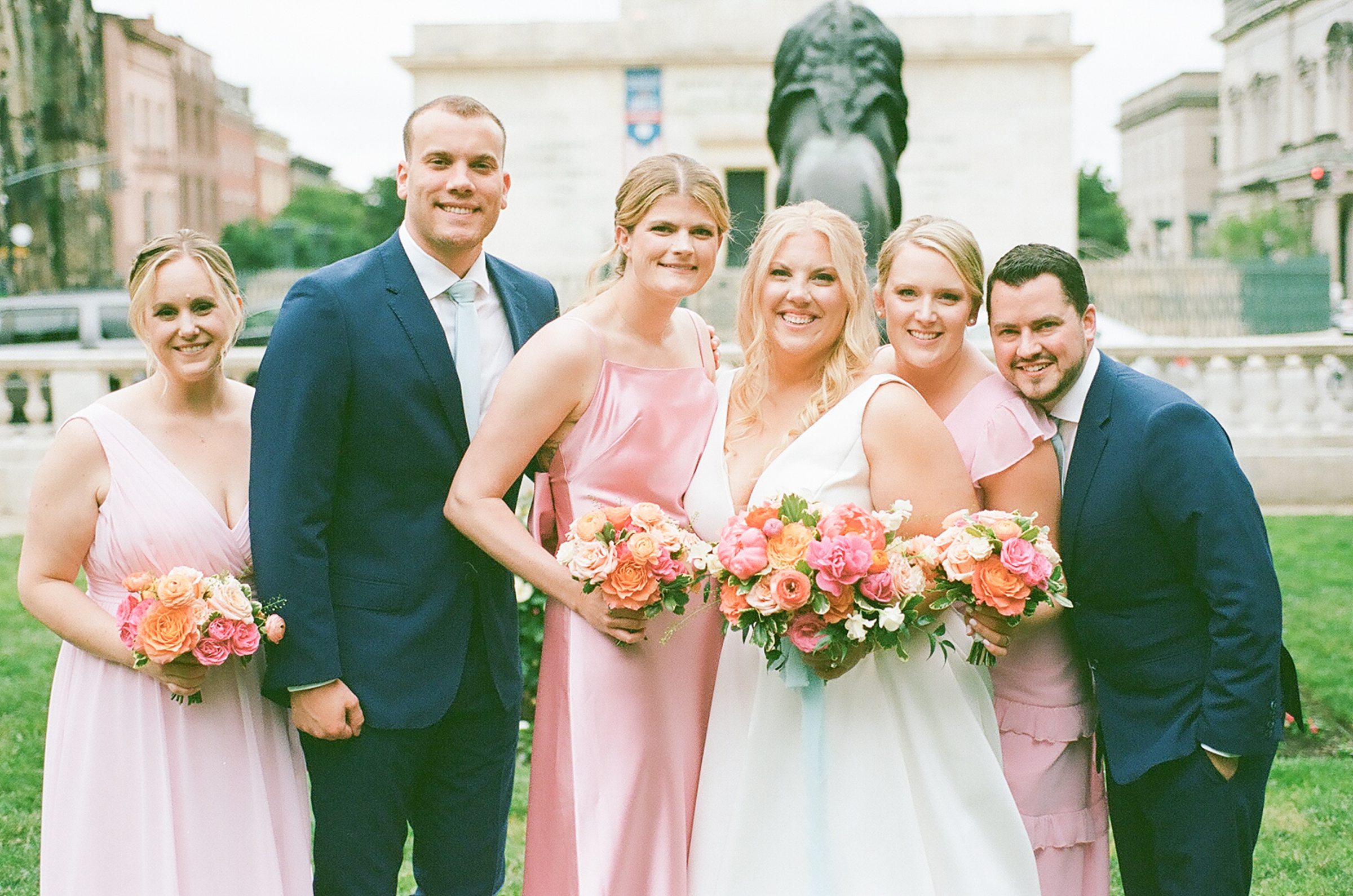 Vibrant Spring wedding day at The Loom Baltimore in Maryland photographed by Baltimore Wedding Photographer Cait Kramer Photography
