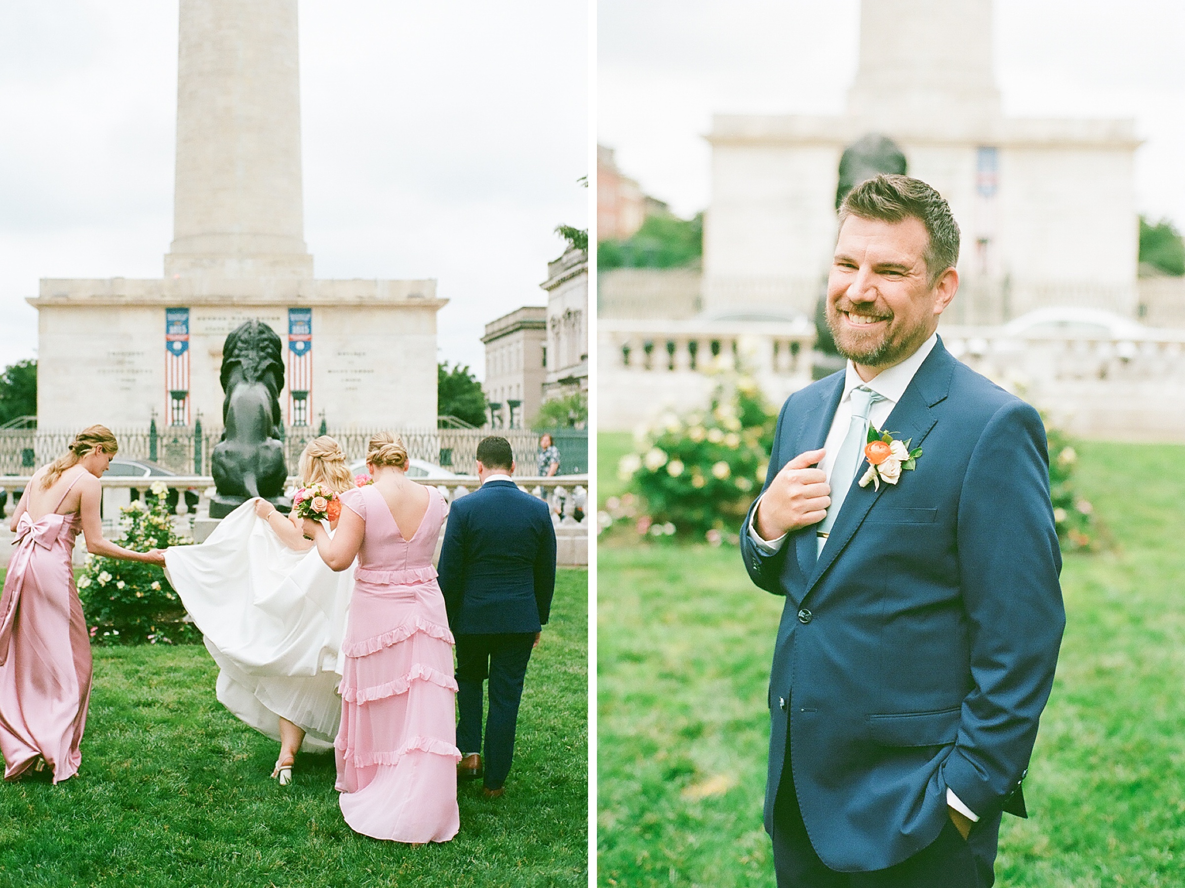 Vibrant Spring wedding day at The Loom Baltimore in Maryland photographed by Baltimore Wedding Photographer Cait Kramer Photography
