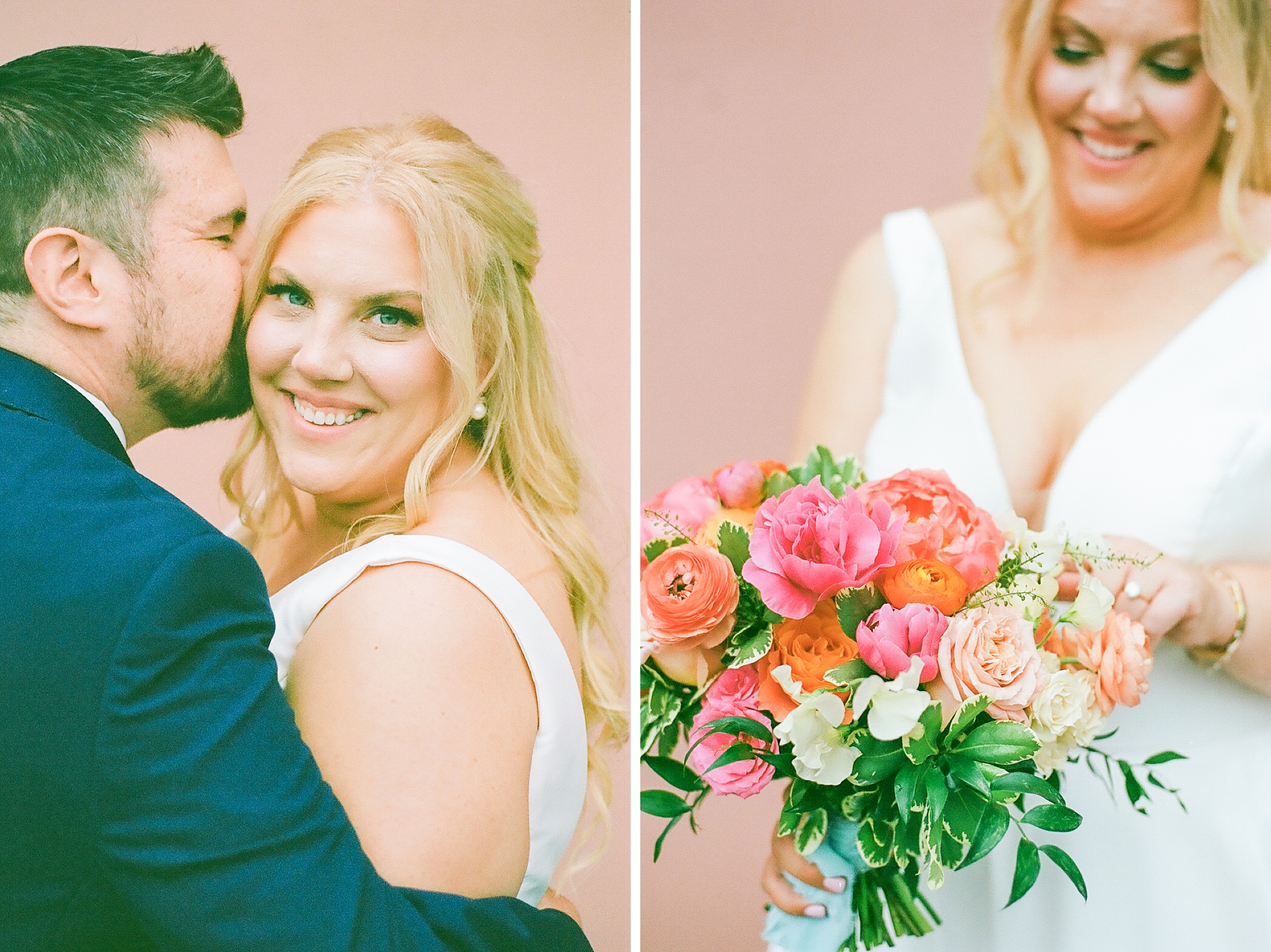 Vibrant Spring wedding day at The Loom Baltimore in Maryland photographed by Baltimore Wedding Photographer Cait Kramer Photography