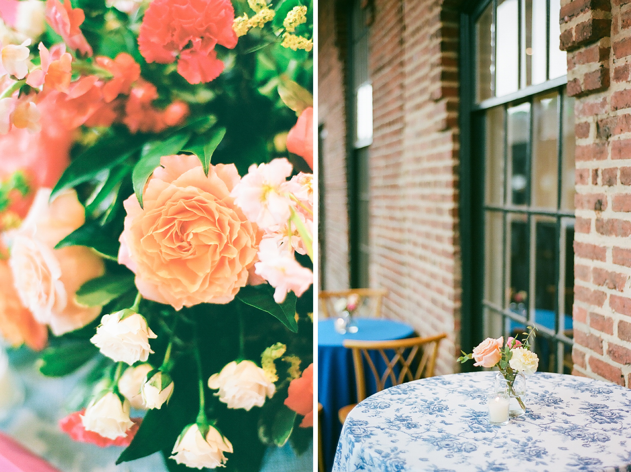 Vibrant Spring wedding day at The Loom Baltimore in Maryland photographed by Baltimore Wedding Photographer Cait Kramer Photography