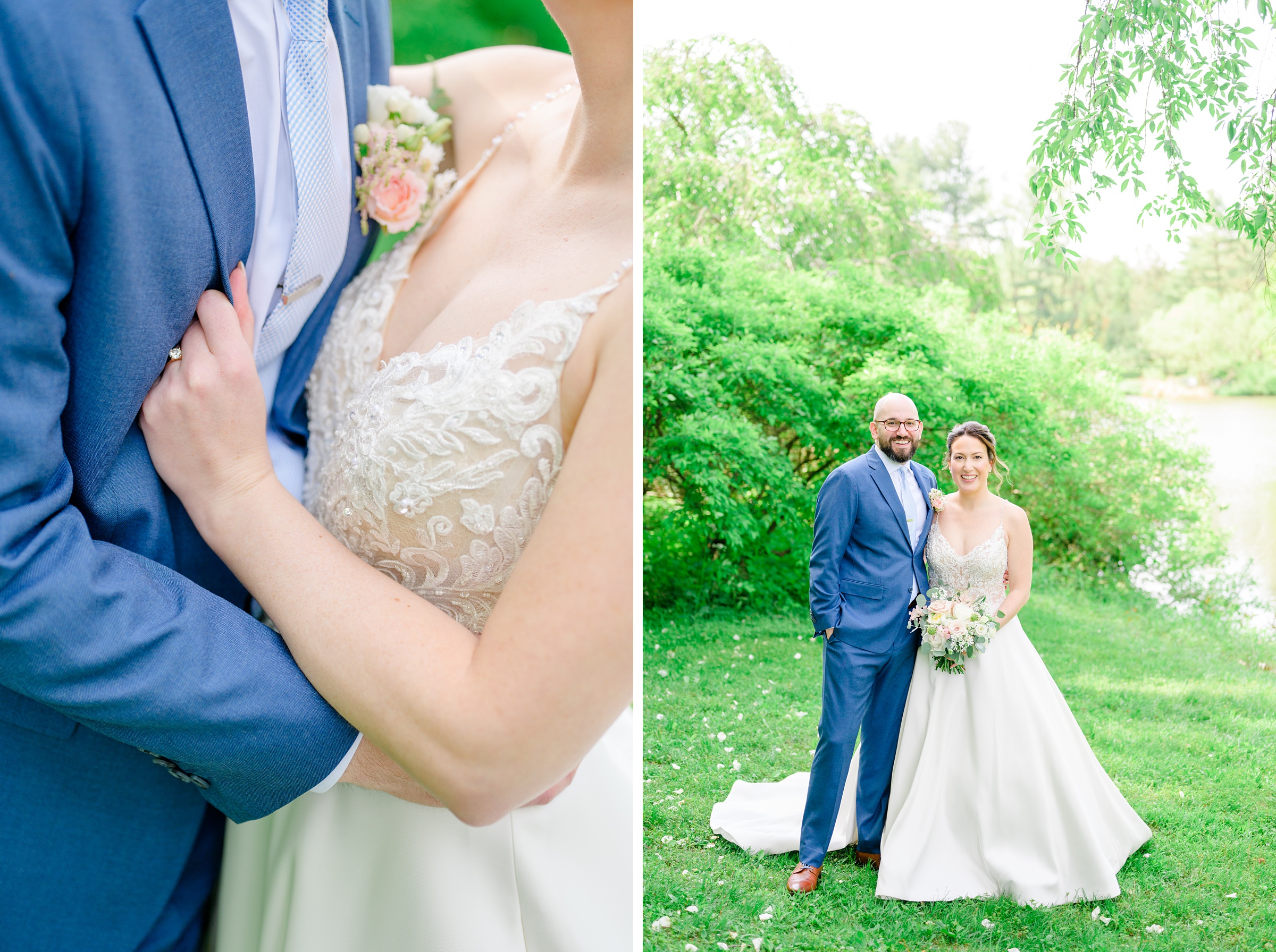 Spring wedding day at The Atrium at Meadowlark Botanical Gardens Photographed by Baltimore Wedding Photographer Cait Kramer Photography