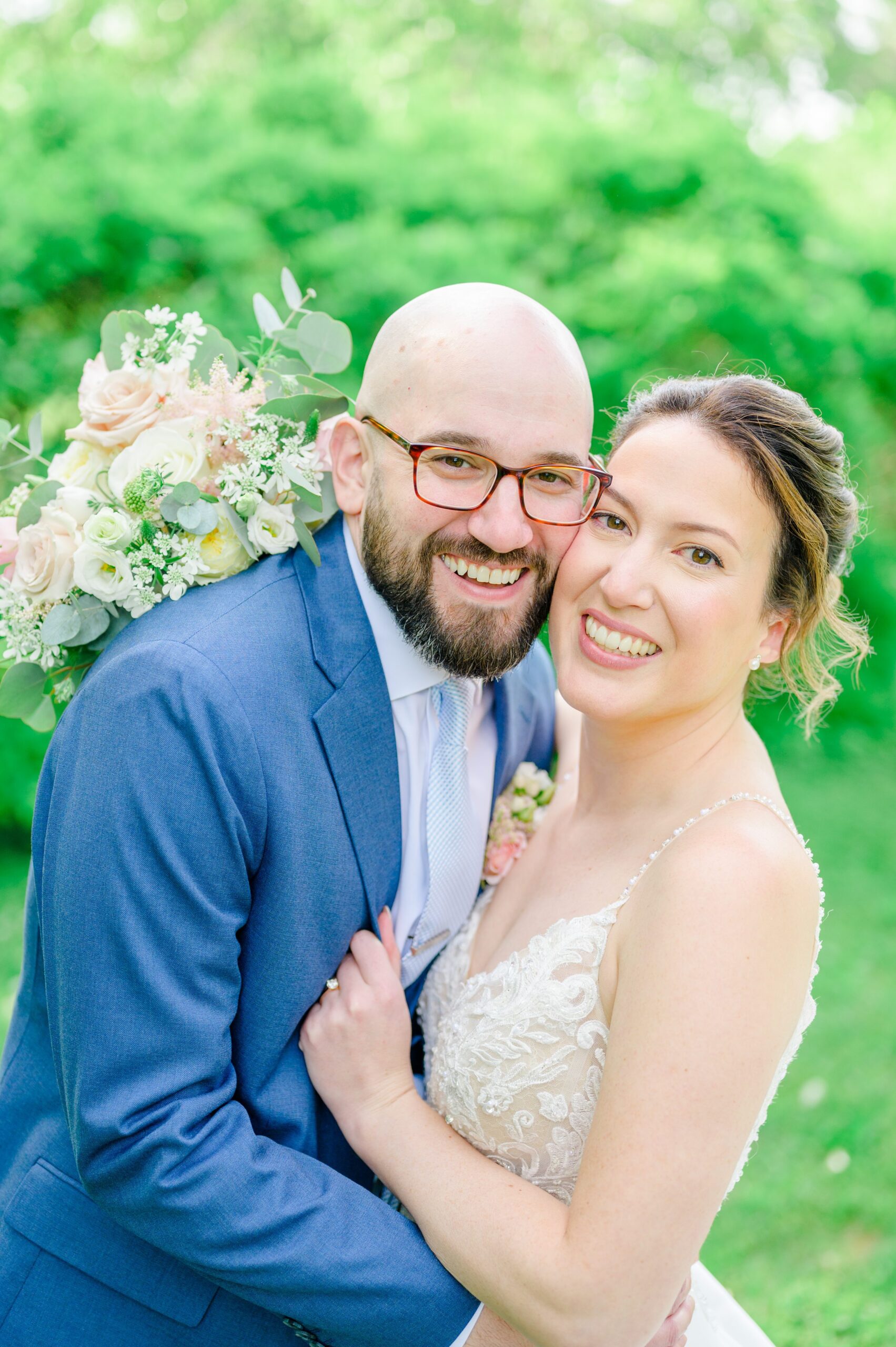 Spring wedding day at The Atrium at Meadowlark Botanical Gardens Photographed by Baltimore Wedding Photographer Cait Kramer Photography