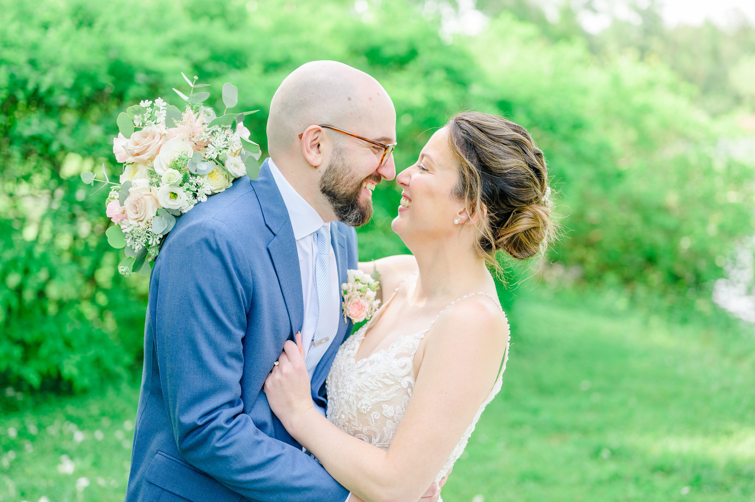 Spring wedding day at The Atrium at Meadowlark Botanical Gardens Photographed by Baltimore Wedding Photographer Cait Kramer Photography