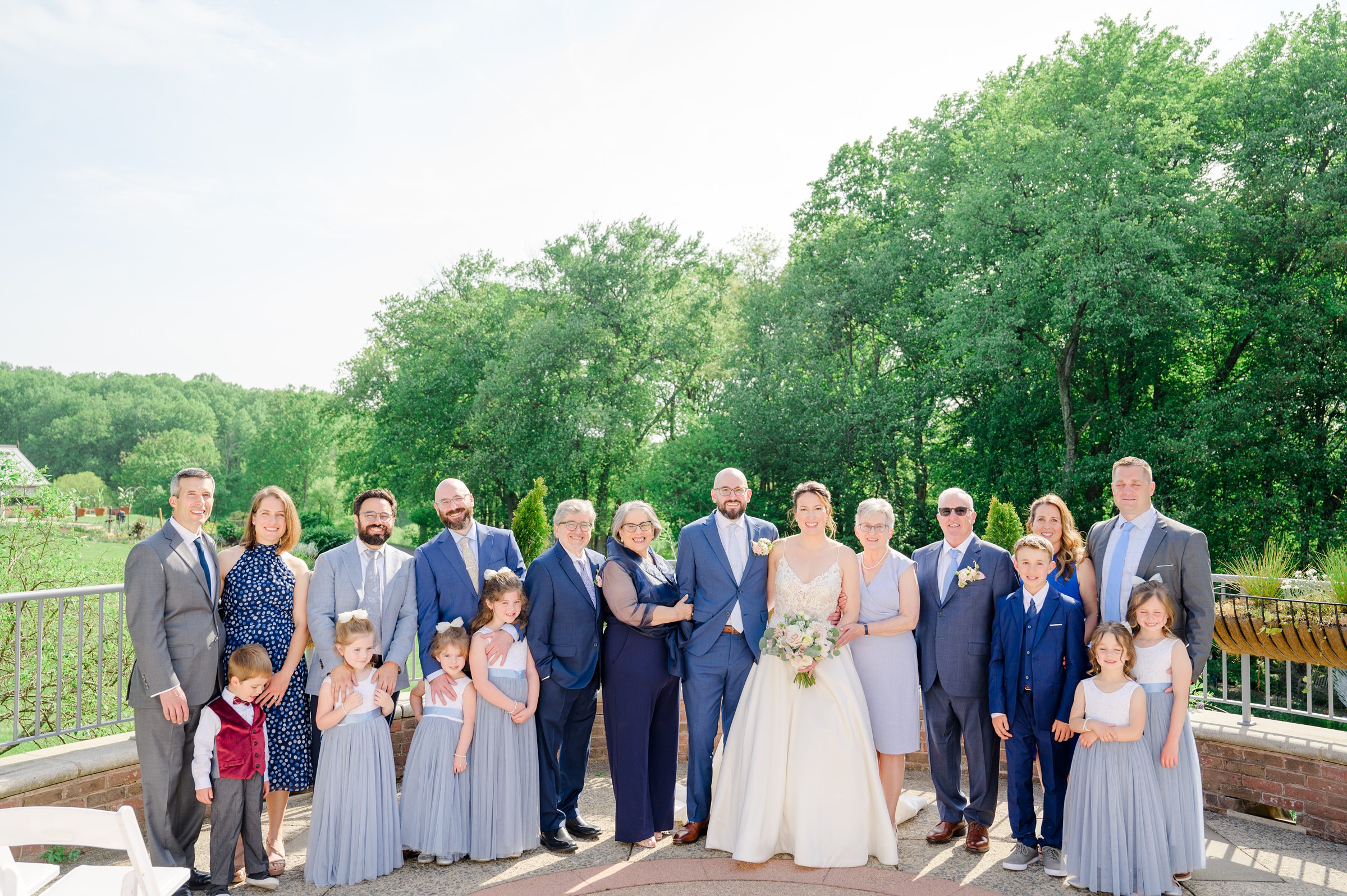 Spring wedding day at The Atrium at Meadowlark Botanical Gardens Photographed by Baltimore Wedding Photographer Cait Kramer Photography