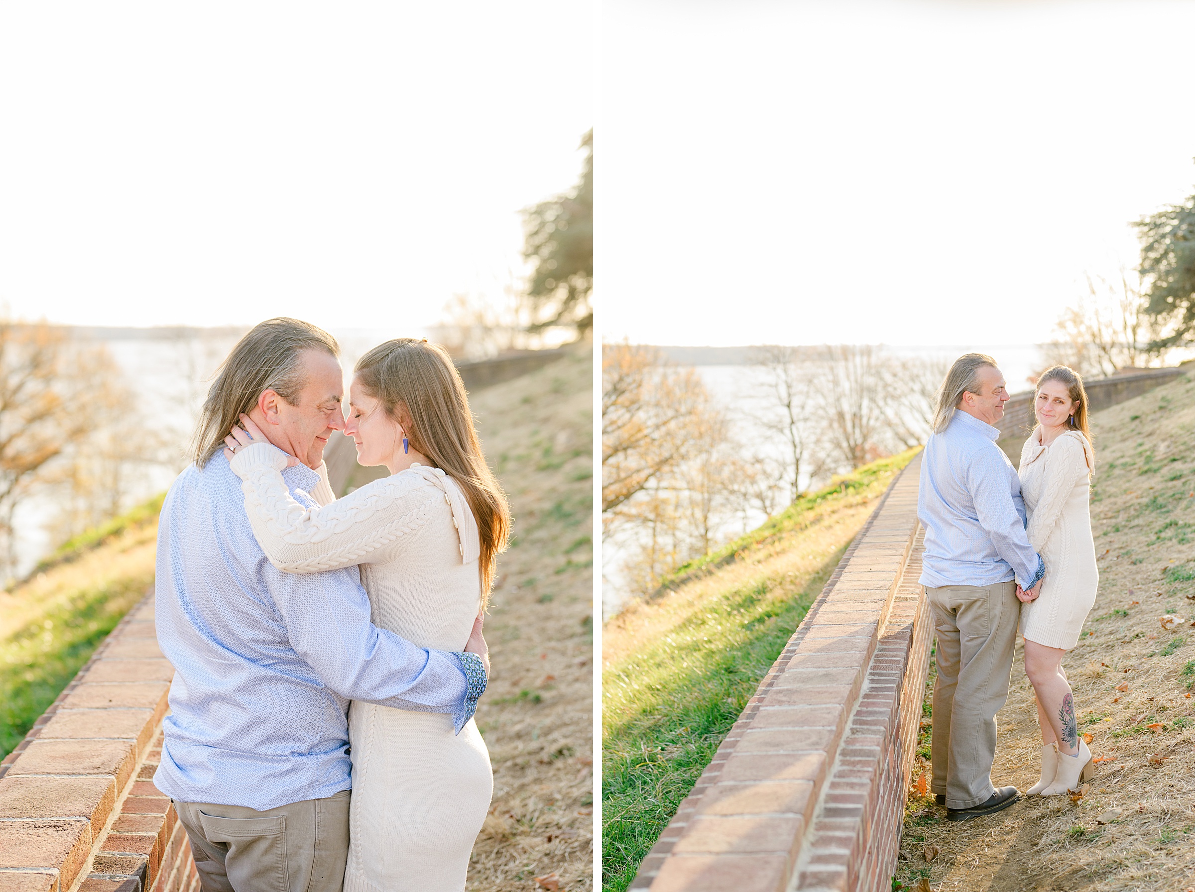 Mount Vernon Engagement Photos in Northern Virginia photographed by Baltimore Wedding Photographer Cait Kramer