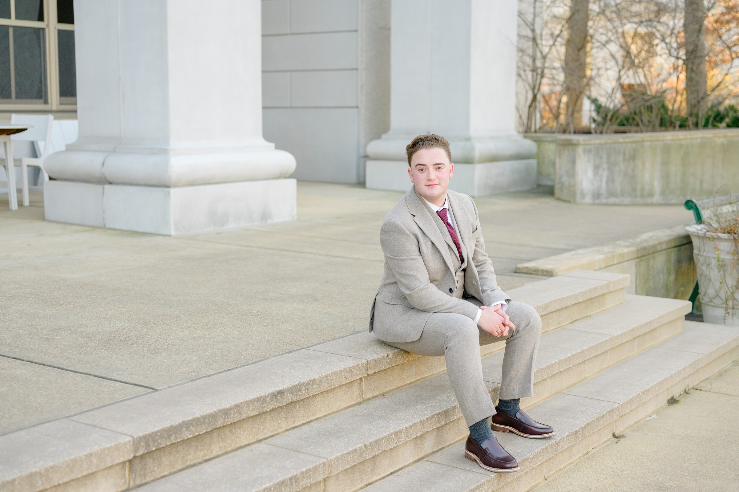 AU Grad Photos in Washington, DC photographed by Baltimore Grad Photographer Cait Kramer.