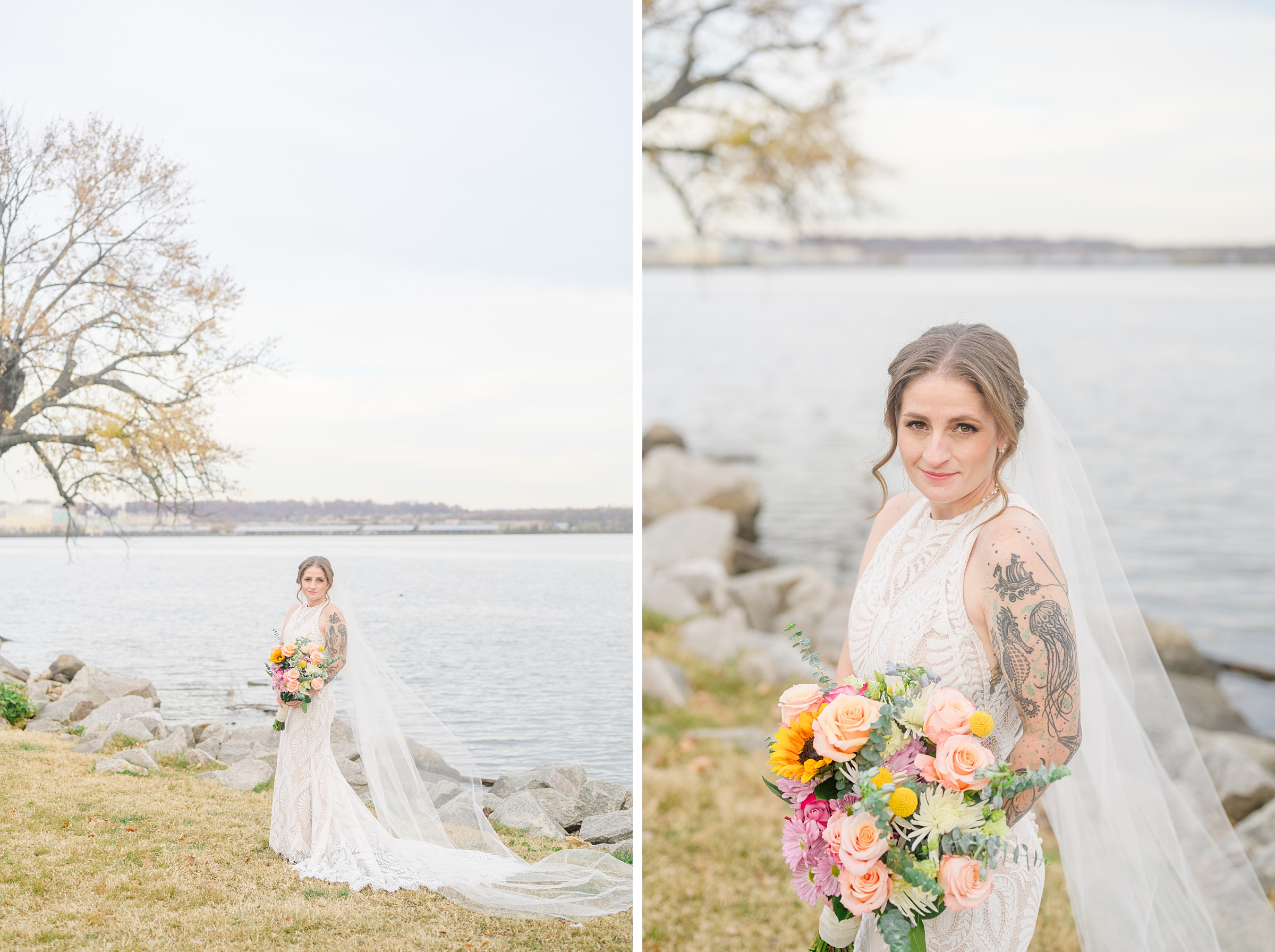 Bridal session in Old Town Alexandria photographed by Maryland and Virginia Bridal Portrait Photographer Cait Kramer.