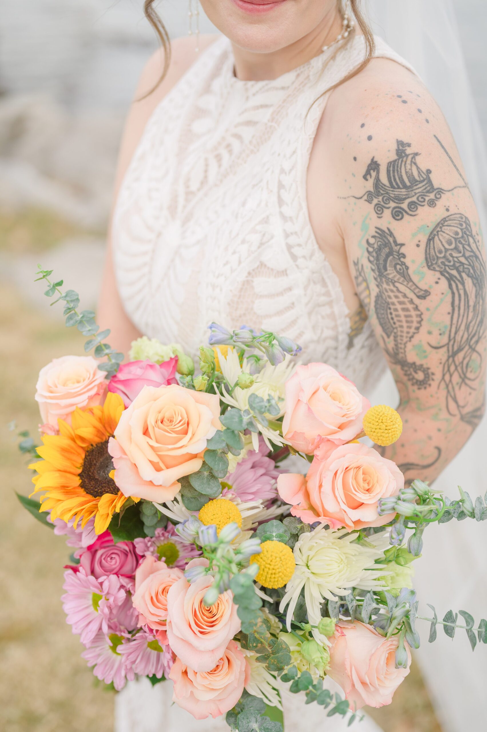 Bridal session in Old Town Alexandria photographed by Maryland and Virginia Bridal Portrait Photographer Cait Kramer.